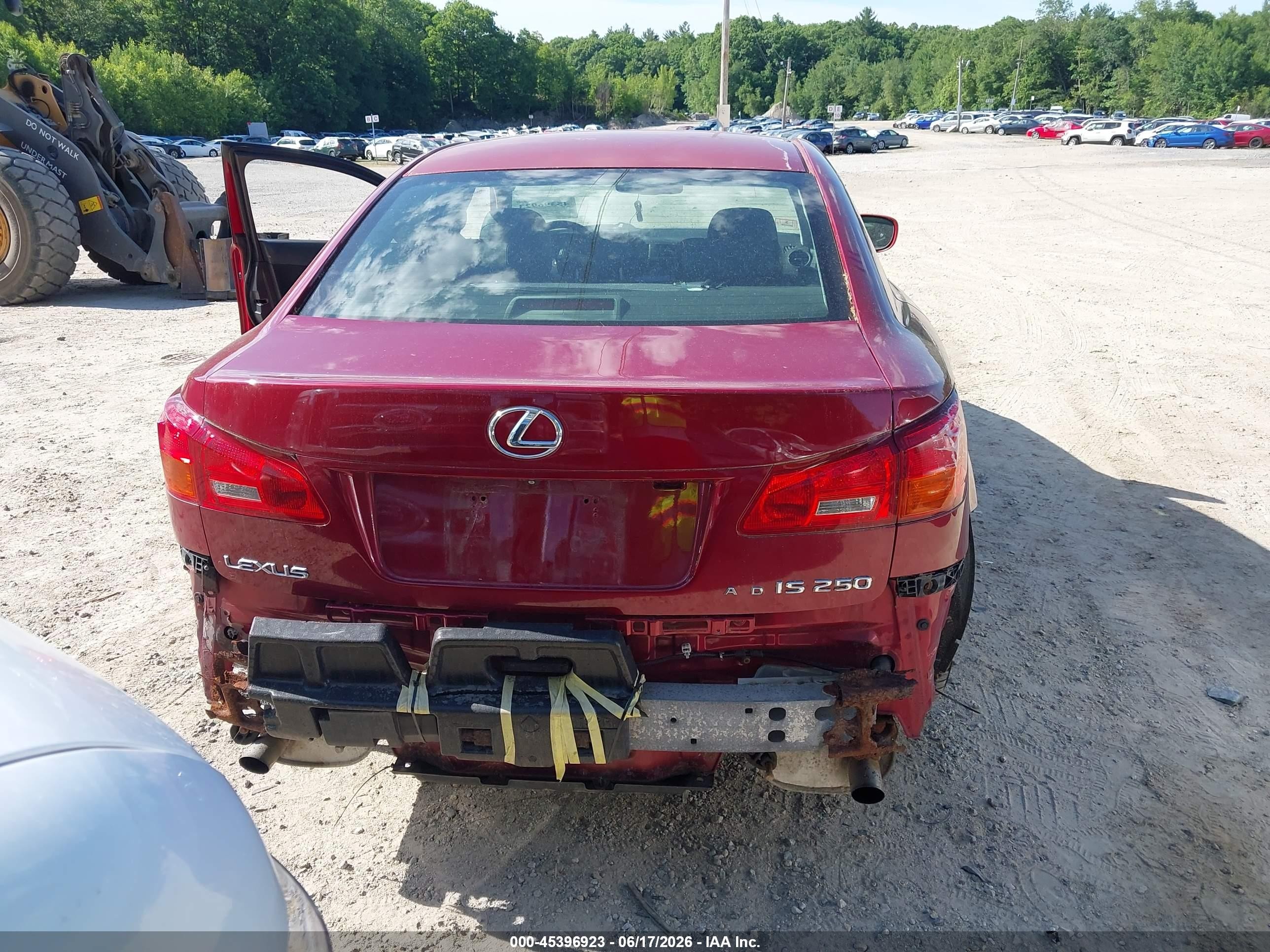 2006 Lexus Is 250   Burgundy vin: JTHCK262062008641