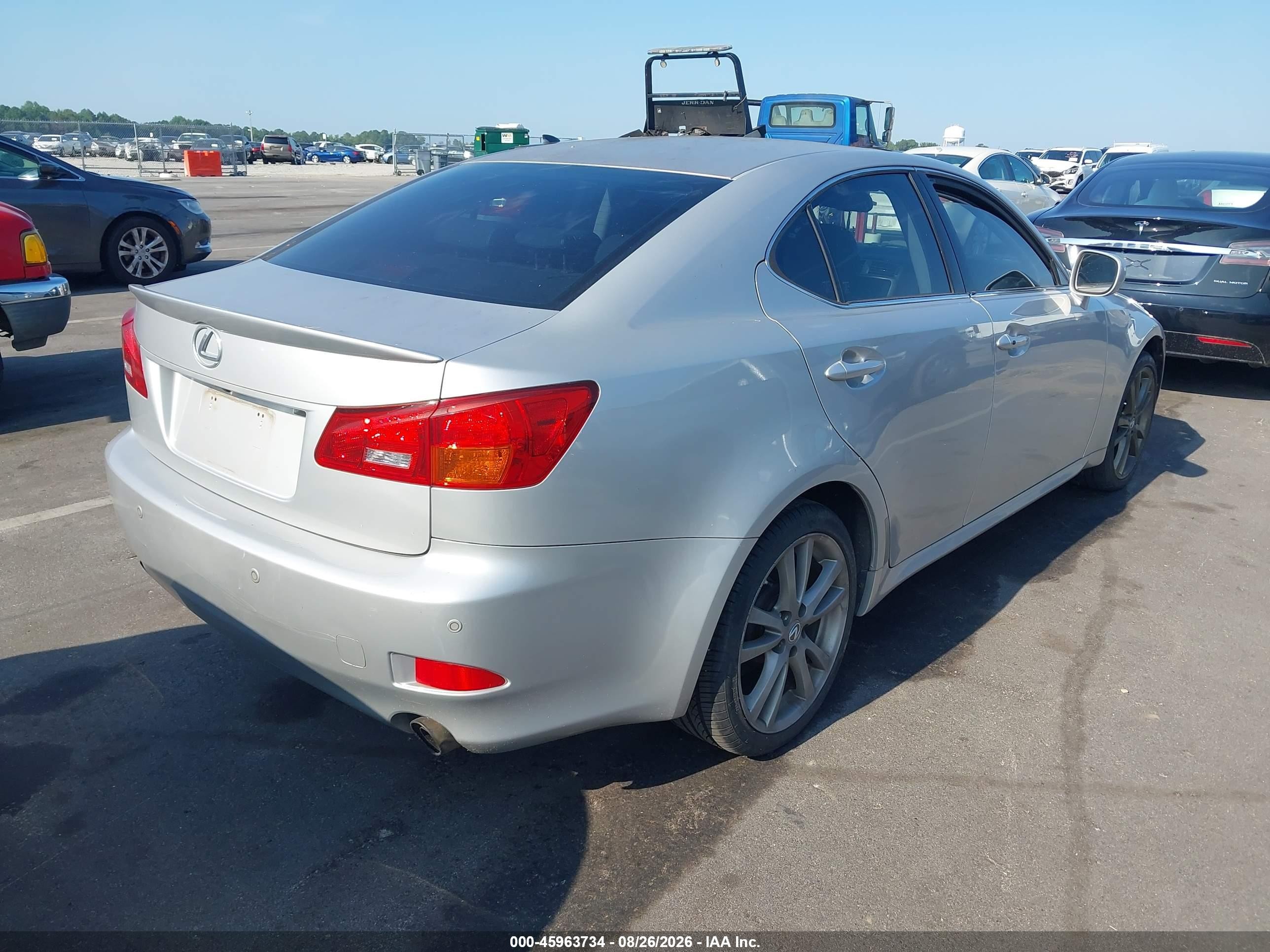 2006 Lexus Is 250   Silver vin: JTHCK262065004796