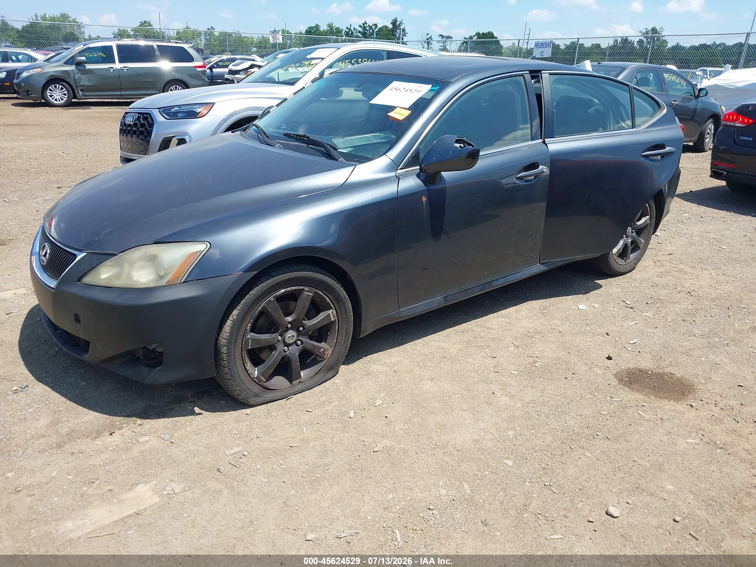 2007 Lexus Is 250   Black vin: JTHCK262072011864