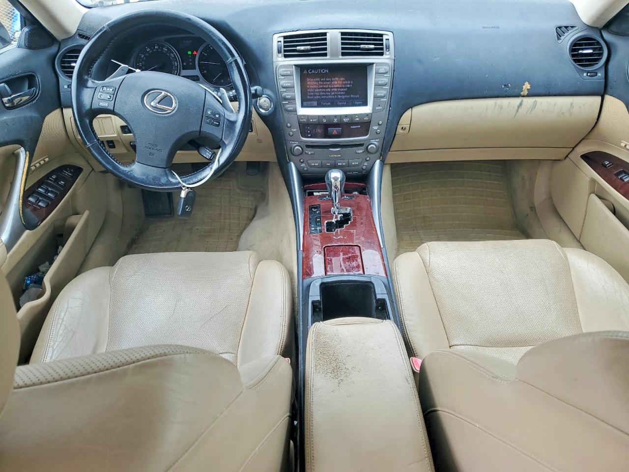 2007 Lexus Is 250 Black vin: JTHCK262072015509