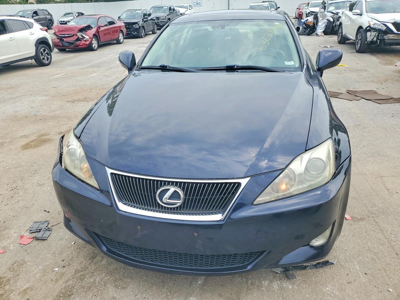2007 Lexus Is 250 Black vin: JTHCK262072015509