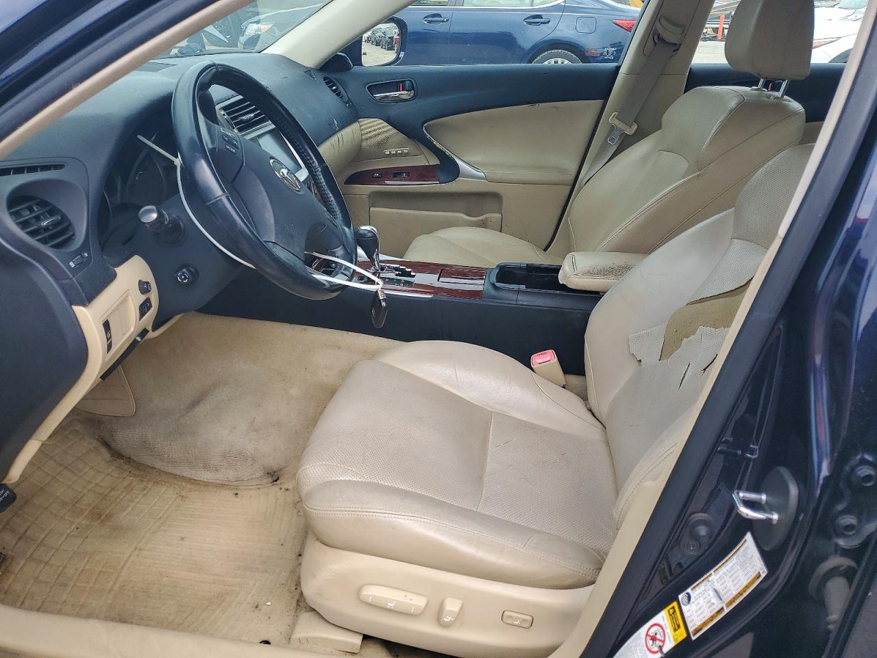 2007 Lexus Is 250 Black vin: JTHCK262072015509