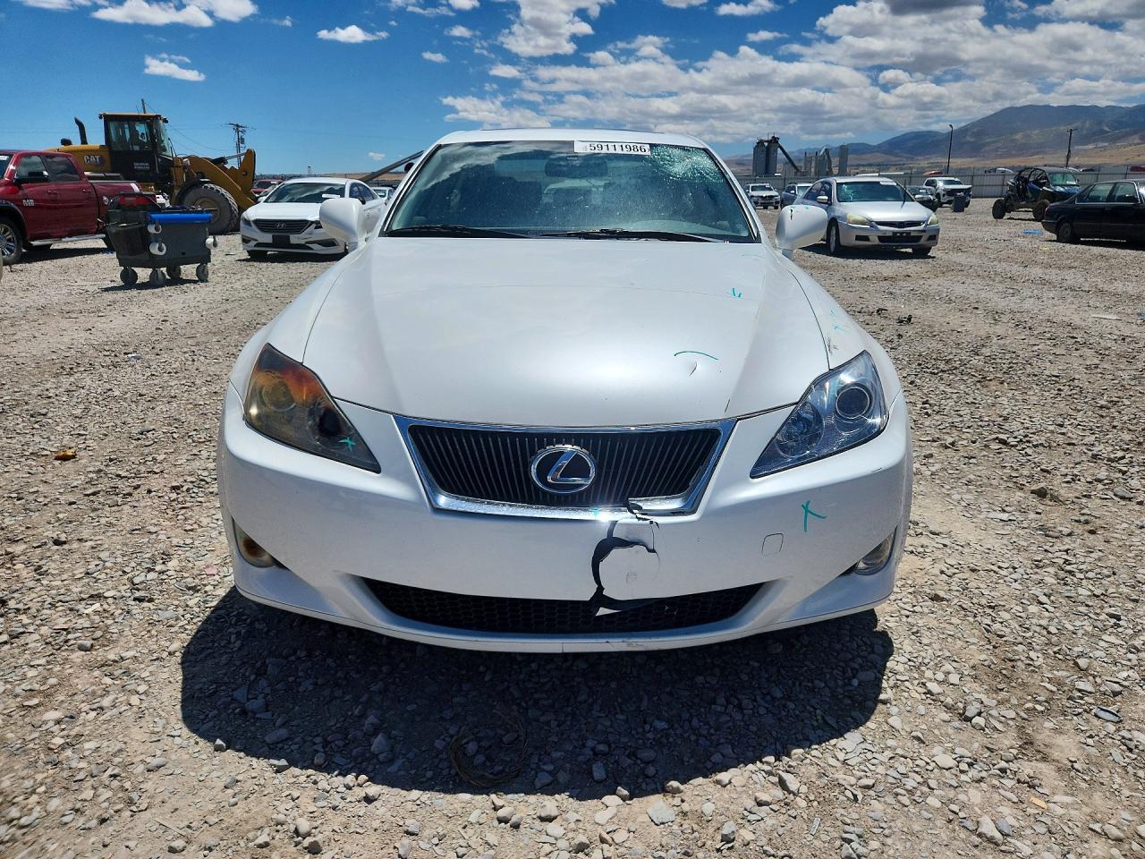 2008 Lexus Is 250 Белый vin: JTHCK262082020503