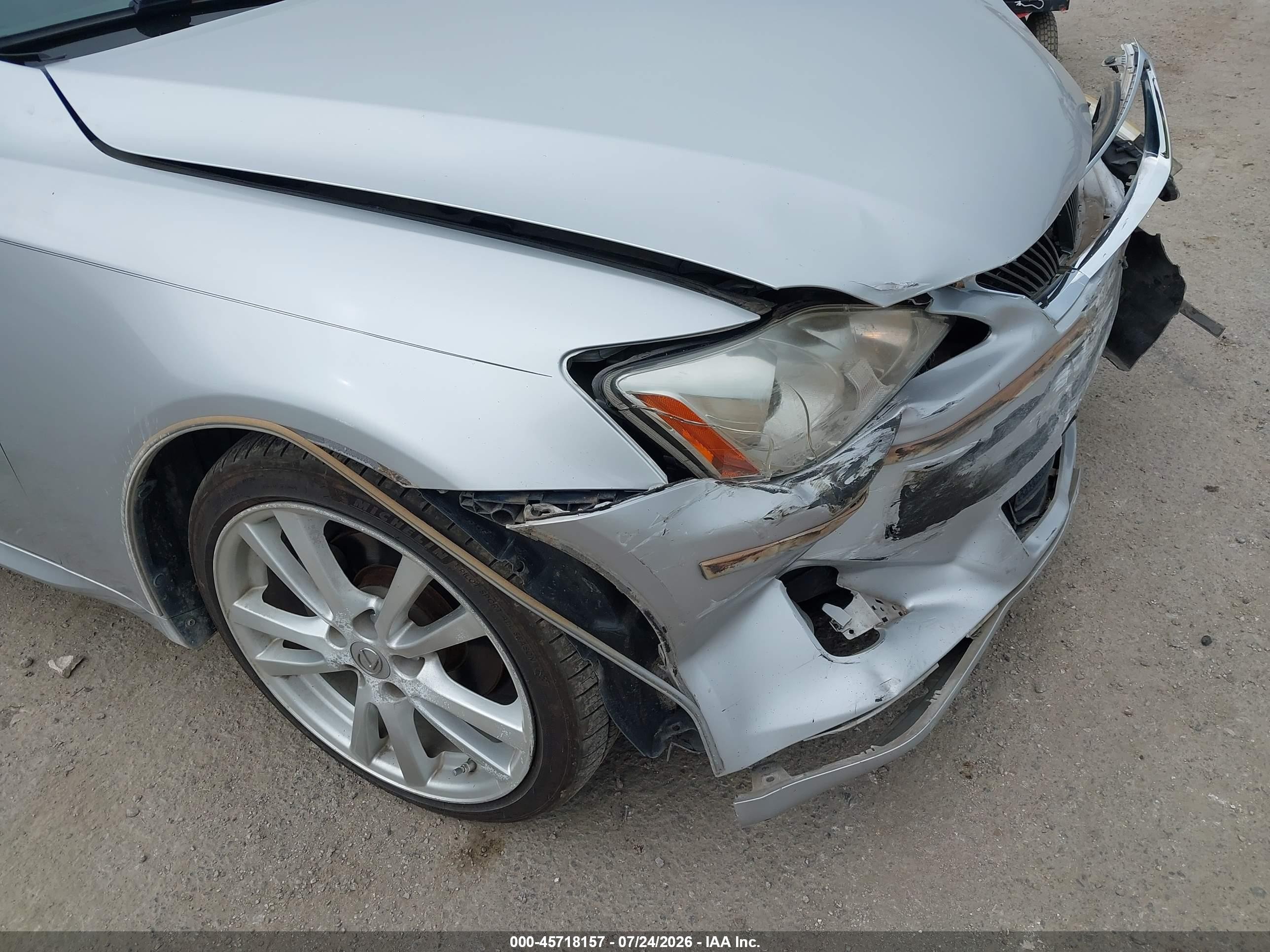 2008 Lexus Is 250   Silver vin: JTHCK262085015977