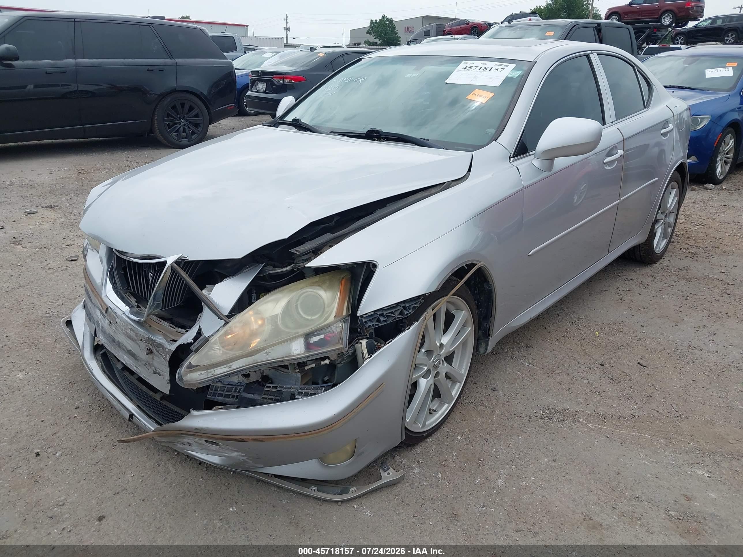 2008 Lexus Is 250   Silver vin: JTHCK262085015977
