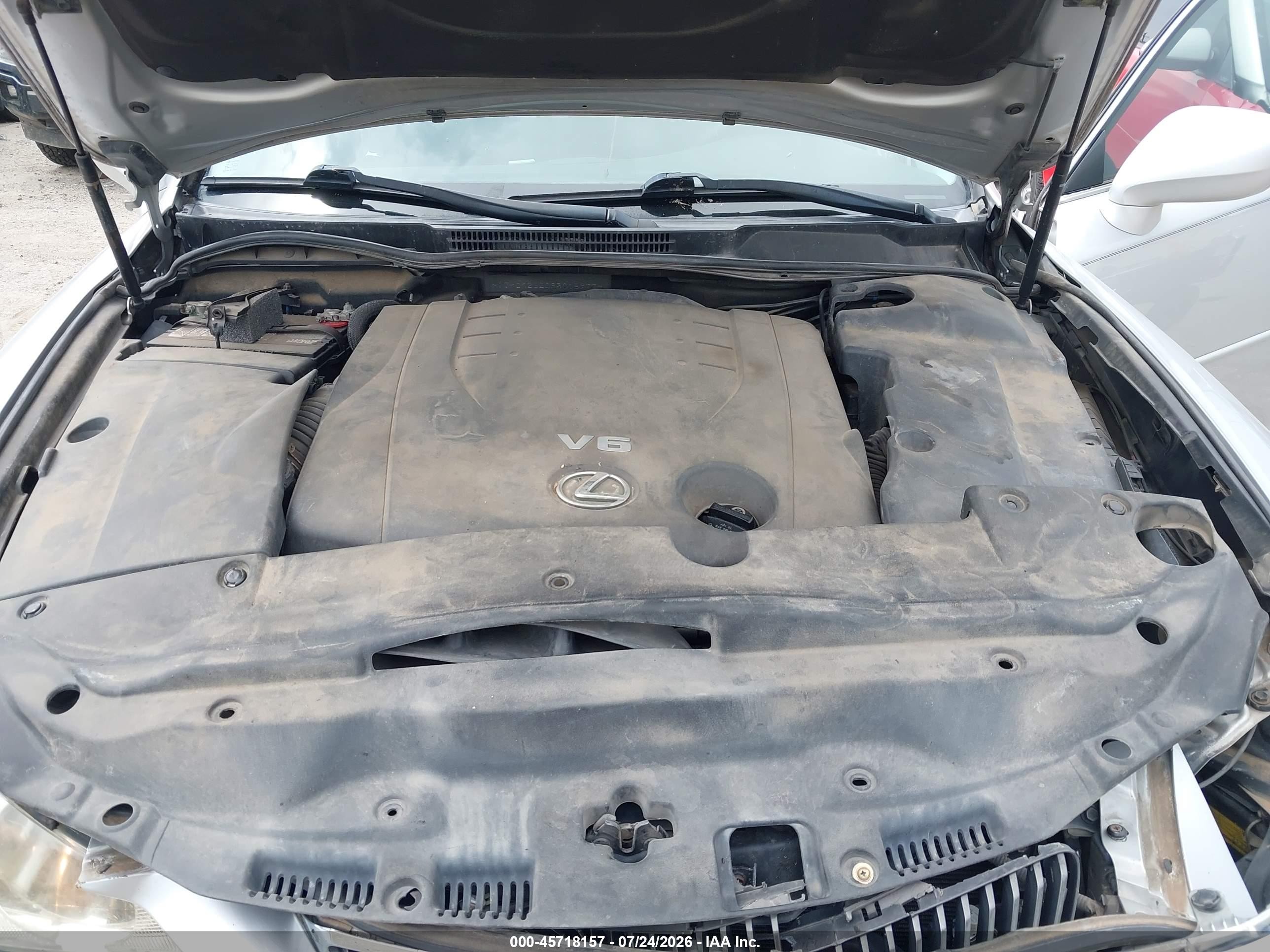 2008 Lexus Is 250   Silver vin: JTHCK262085015977