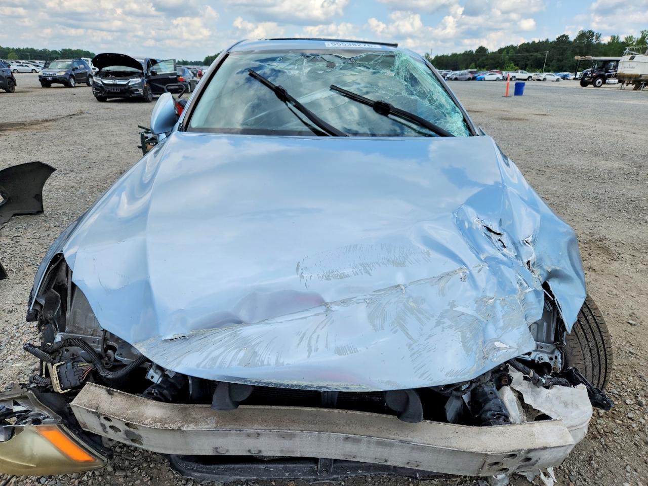2008 Lexus Is 250 Синий vin: JTHCK262085019057