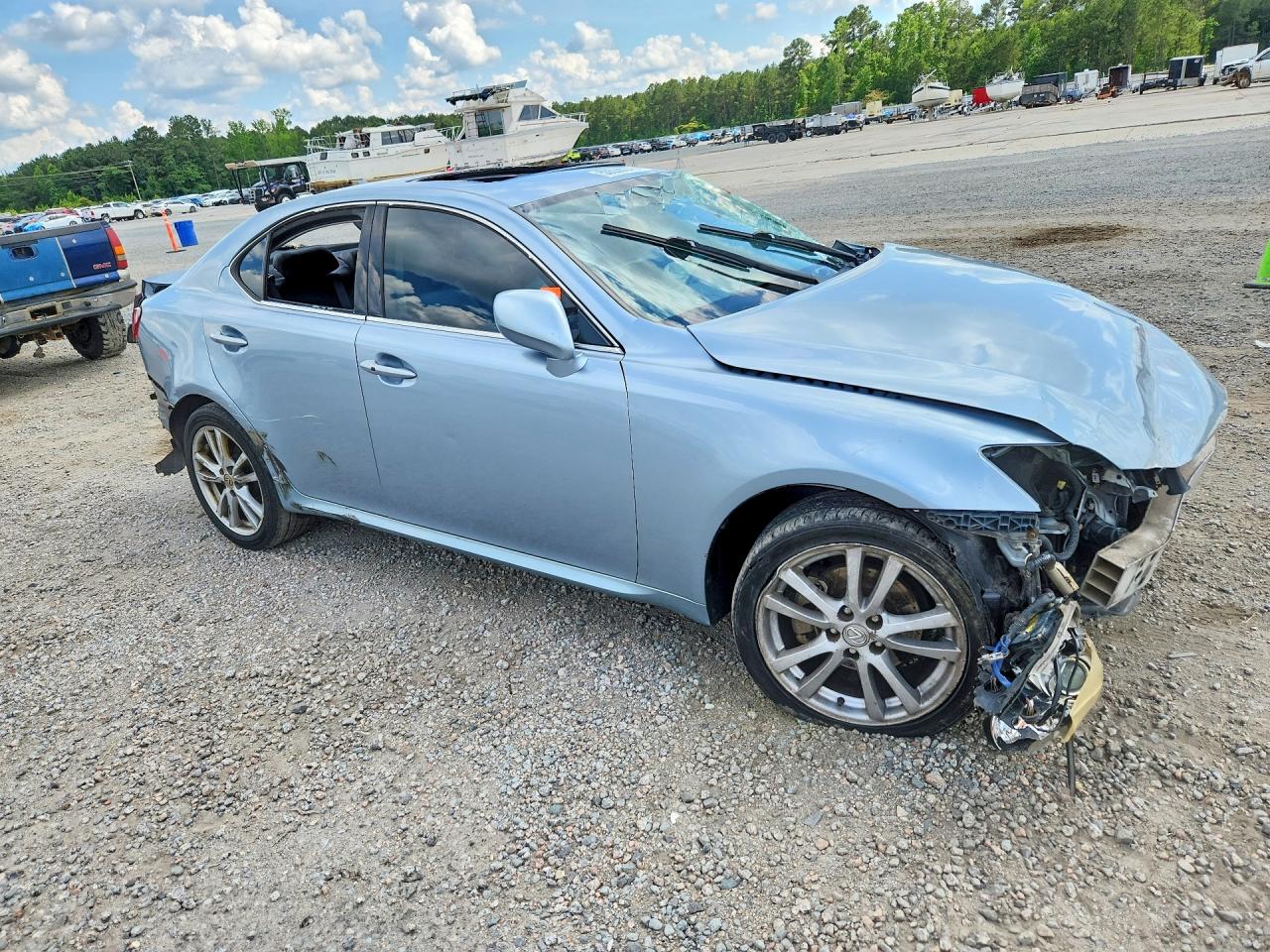 2008 Lexus Is 250 Синий vin: JTHCK262085019057