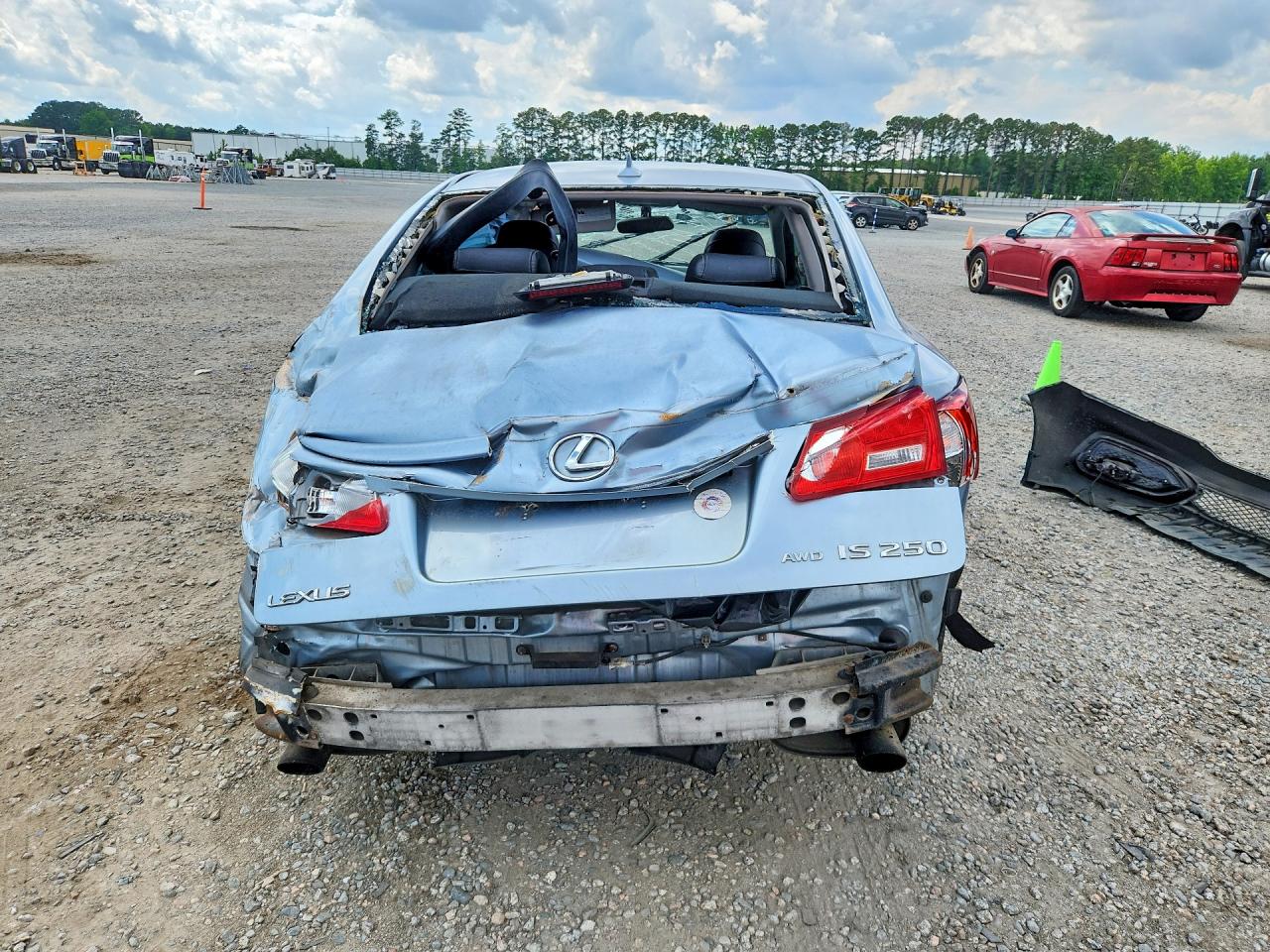 2008 Lexus Is 250 Синий vin: JTHCK262085019057