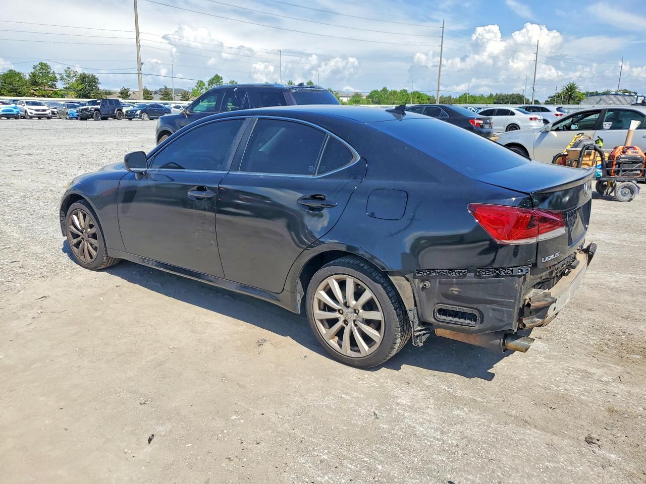 2008 Lexus Is 250 Black vin: JTHCK262085025988