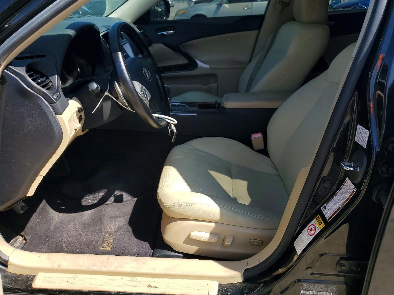 2008 Lexus Is 250 Black vin: JTHCK262085025988