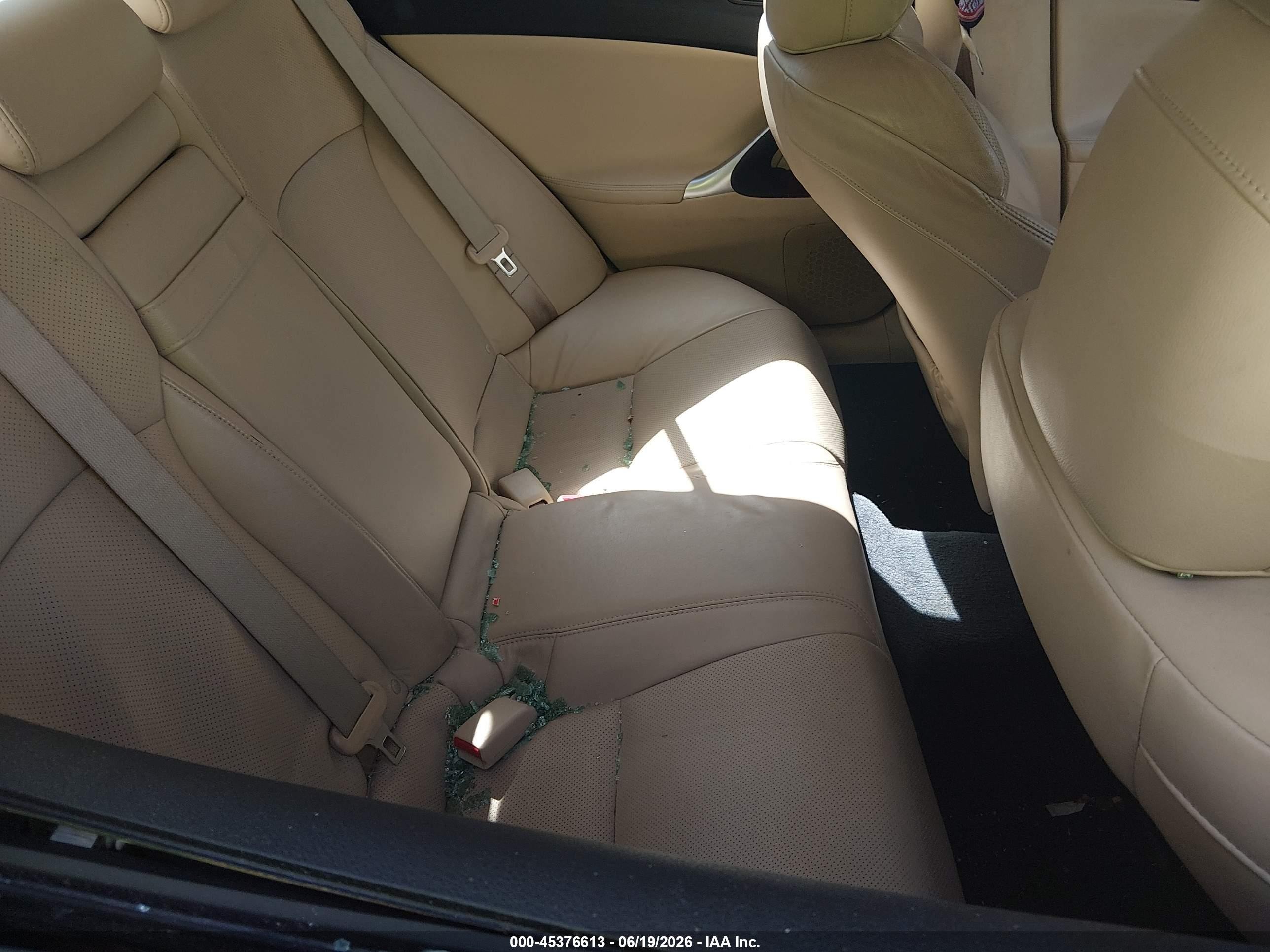 2008 Lexus Is 250 Red vin: JTHCK262085026932