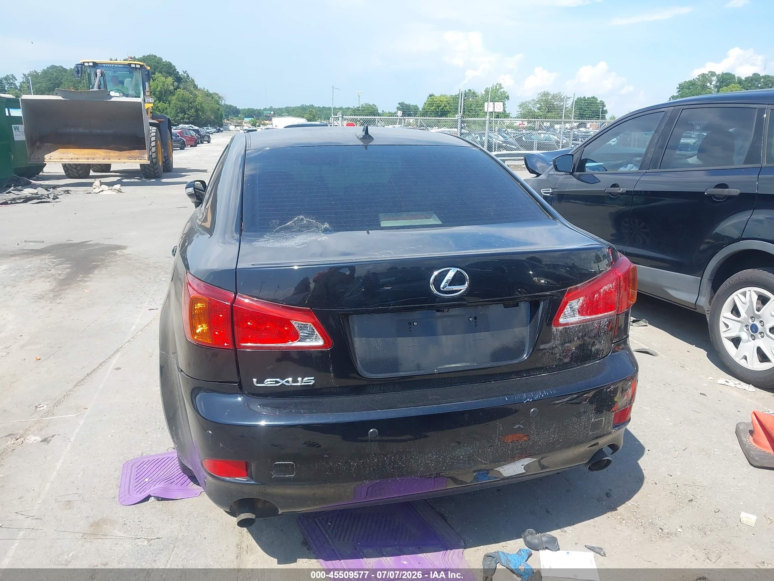 2009 Lexus Is 250   Black vin: JTHCK262092031602