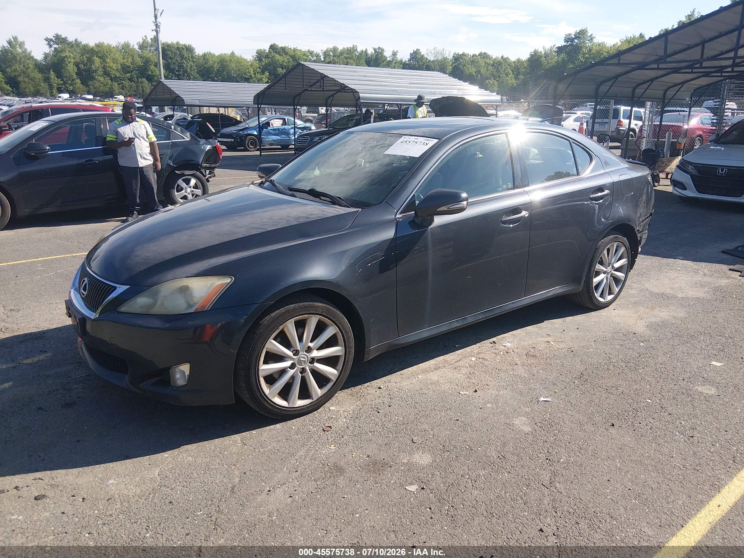 2009 Lexus Is 250   Gray vin: JTHCK262092031907