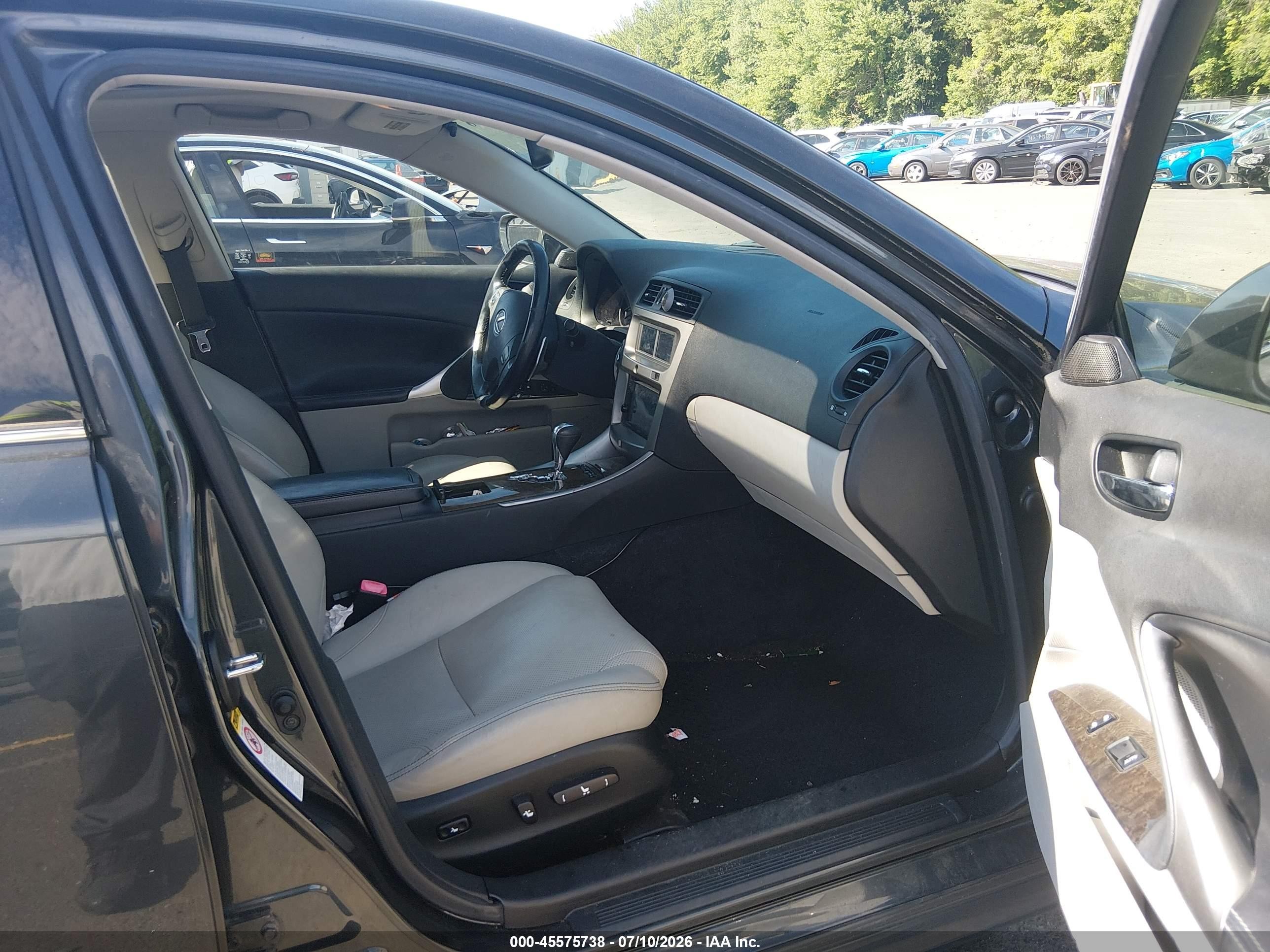 2009 Lexus Is 250   Gray vin: JTHCK262092031907
