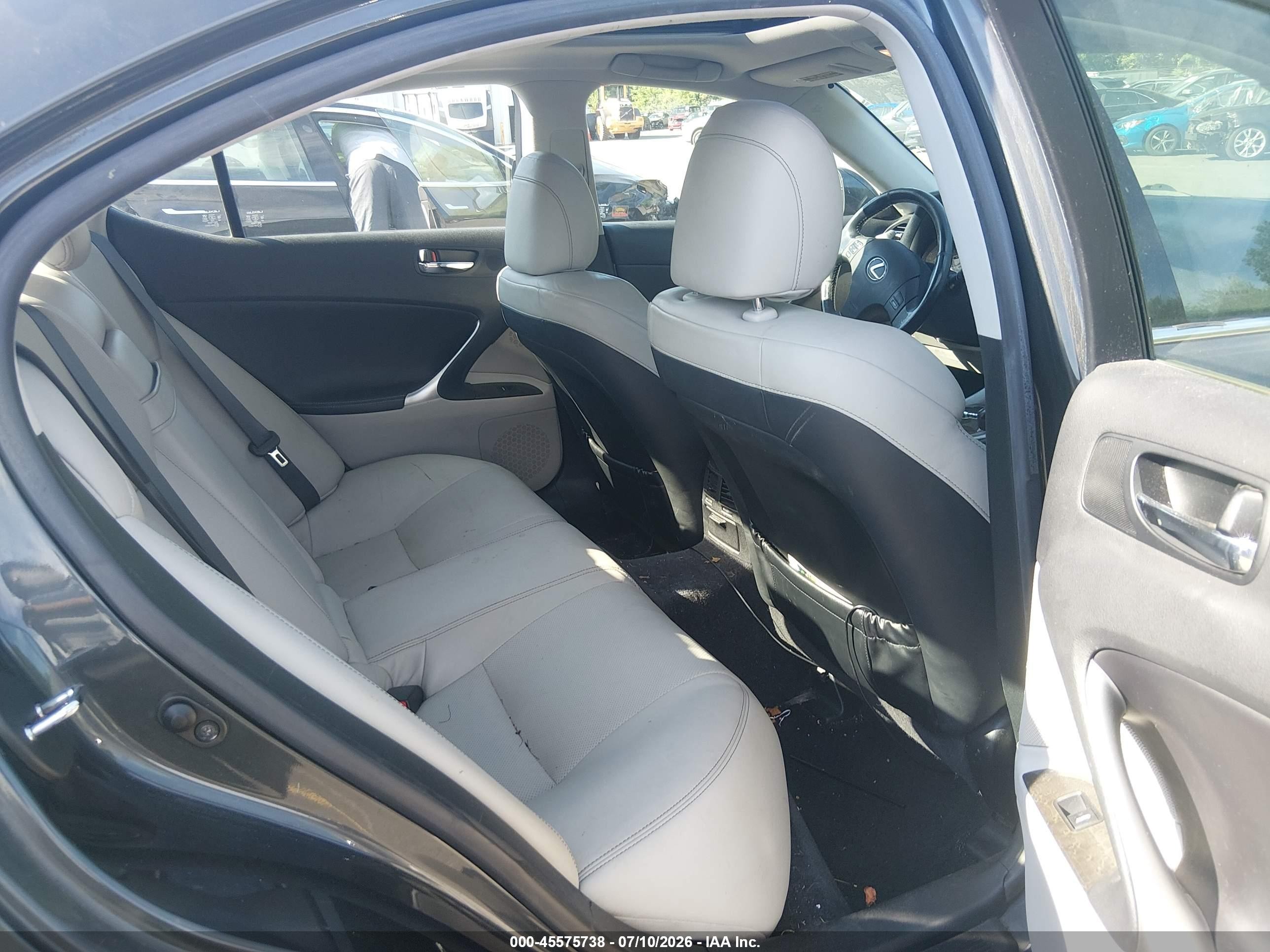 2009 Lexus Is 250   Gray vin: JTHCK262092031907
