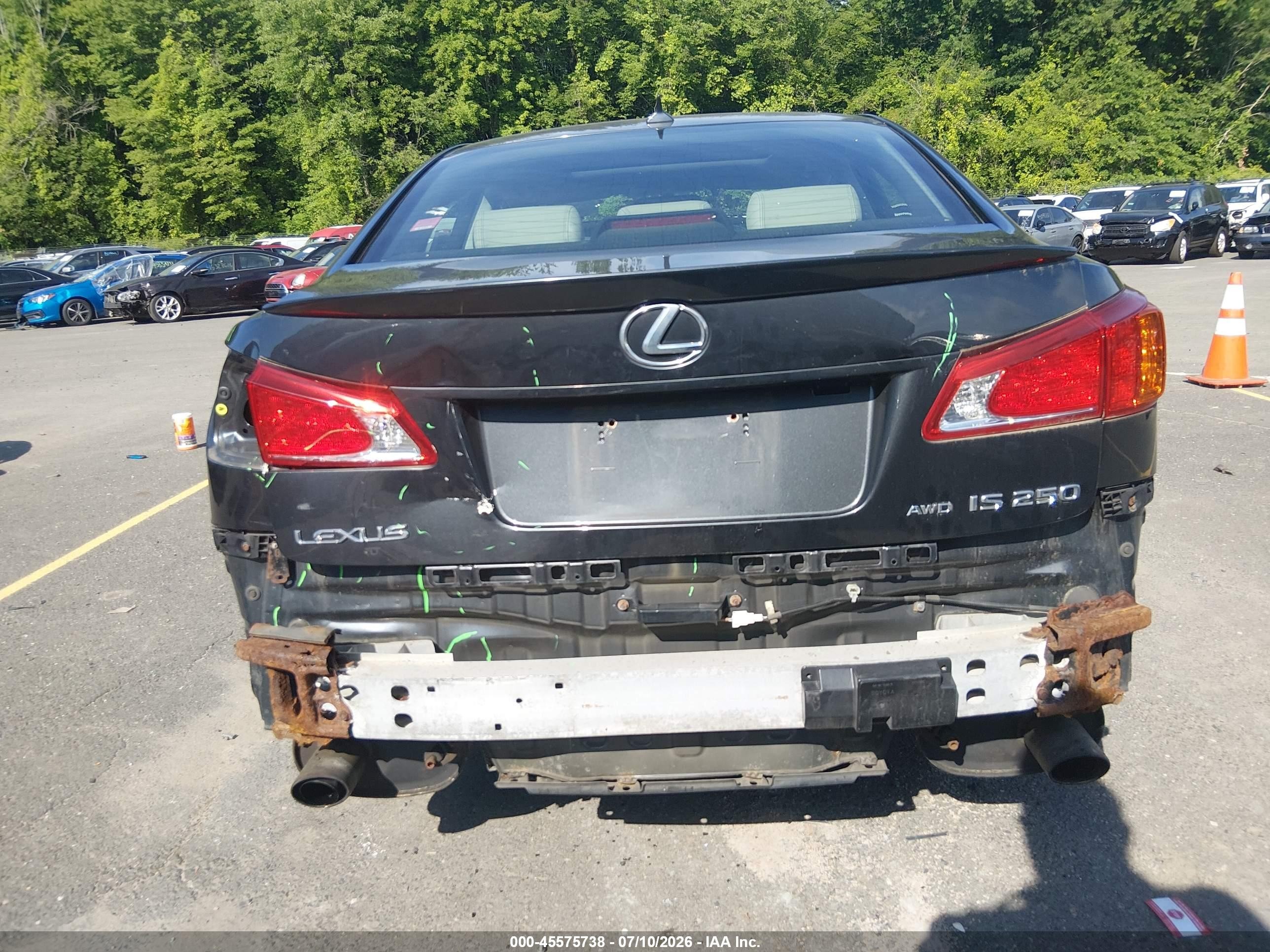 2009 Lexus Is 250   Gray vin: JTHCK262092031907