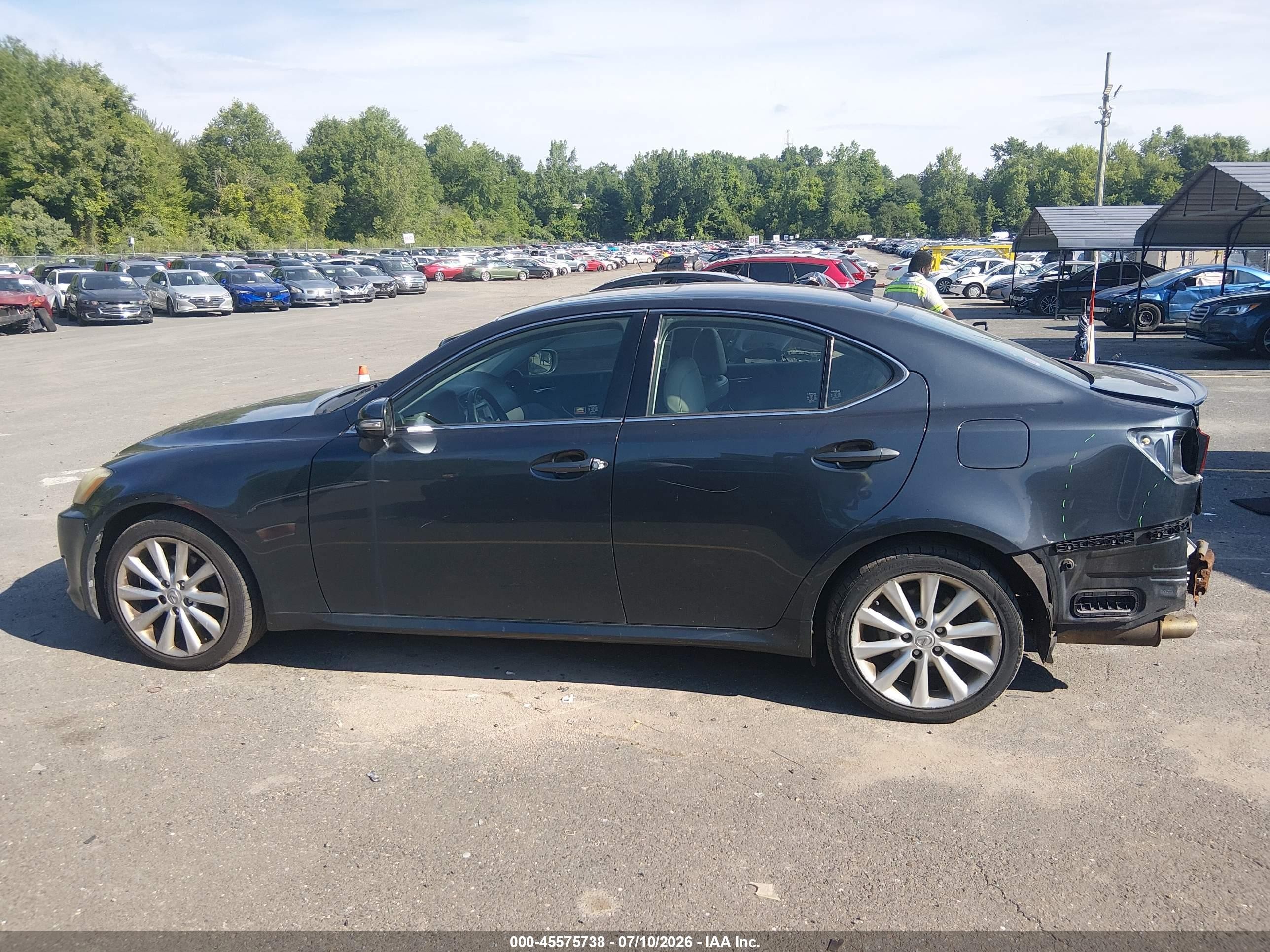 2009 Lexus Is 250   Gray vin: JTHCK262092031907