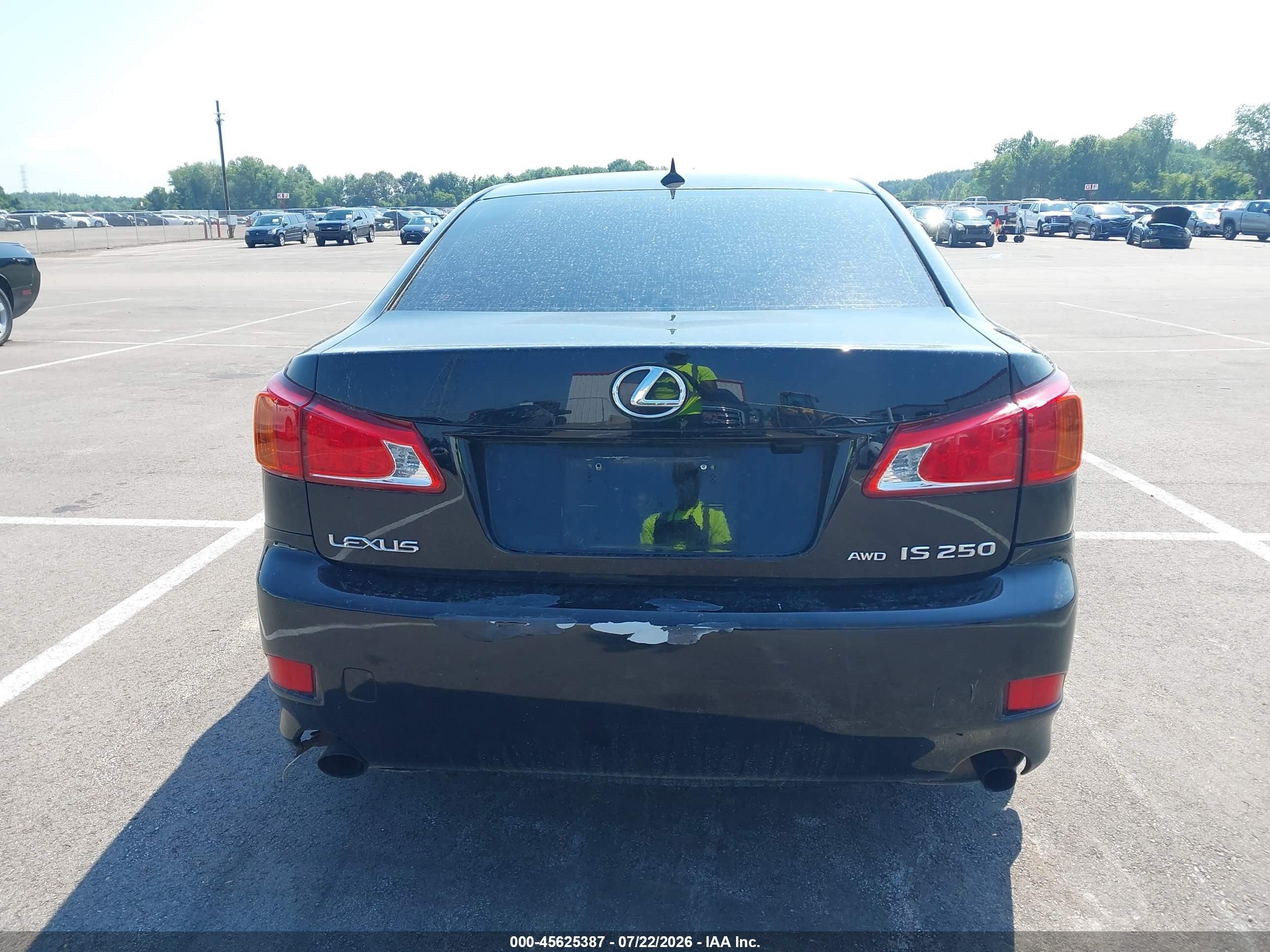 2009 Lexus Is 250   Black vin: JTHCK262095032361