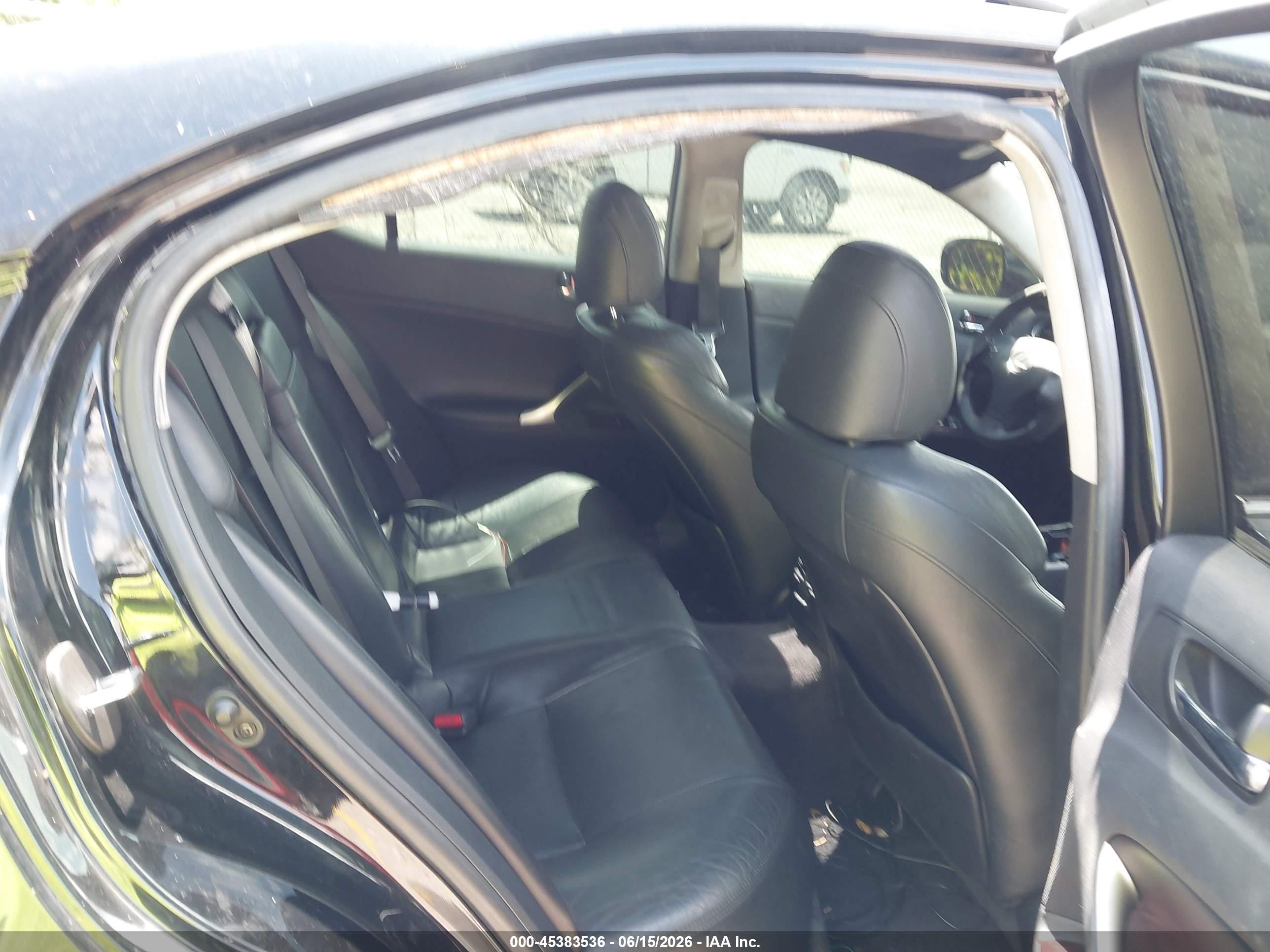 2006 Lexus Is 250   Черный vin: JTHCK262162000984