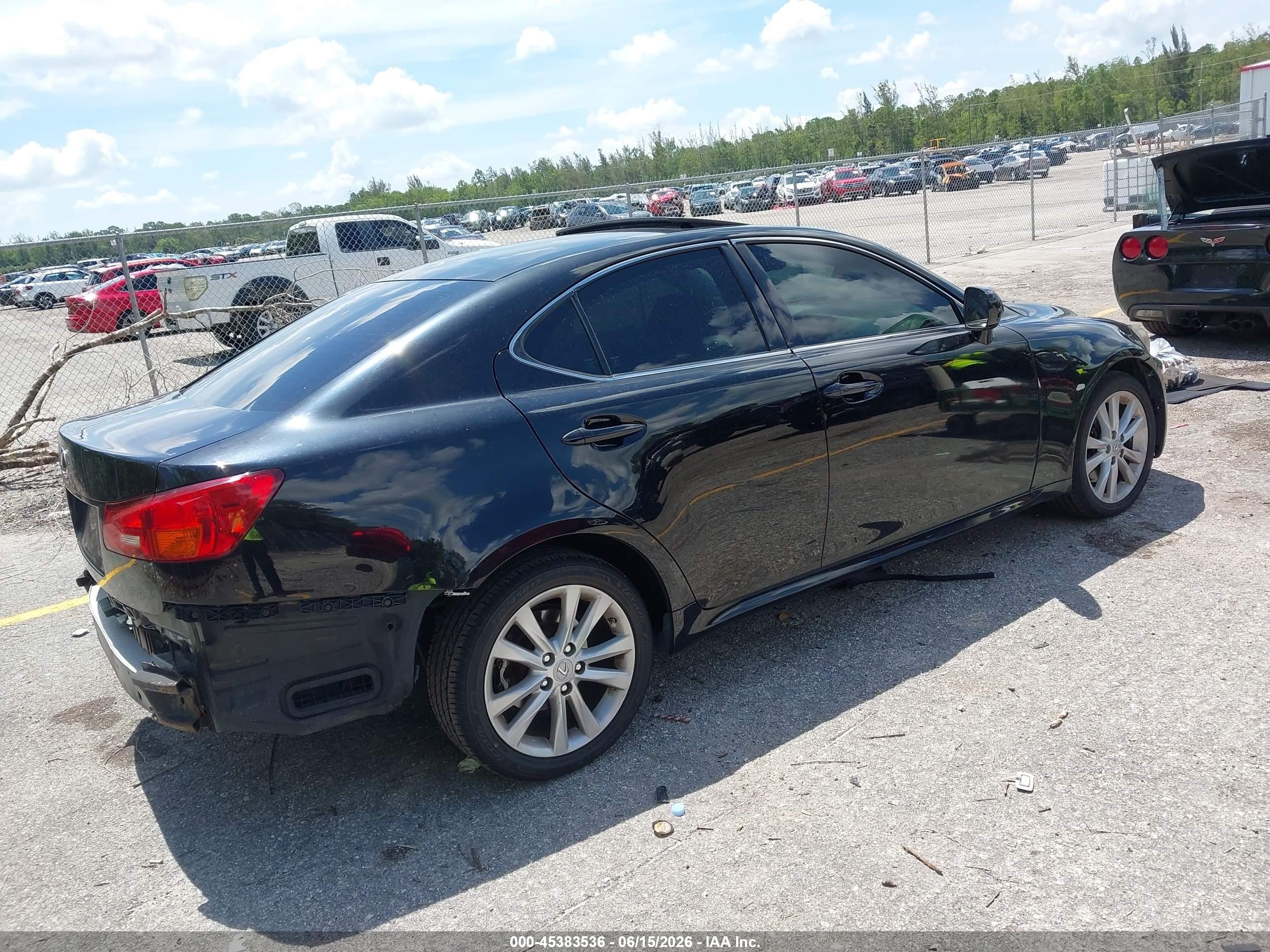 2006 Lexus Is 250   Черный vin: JTHCK262162000984