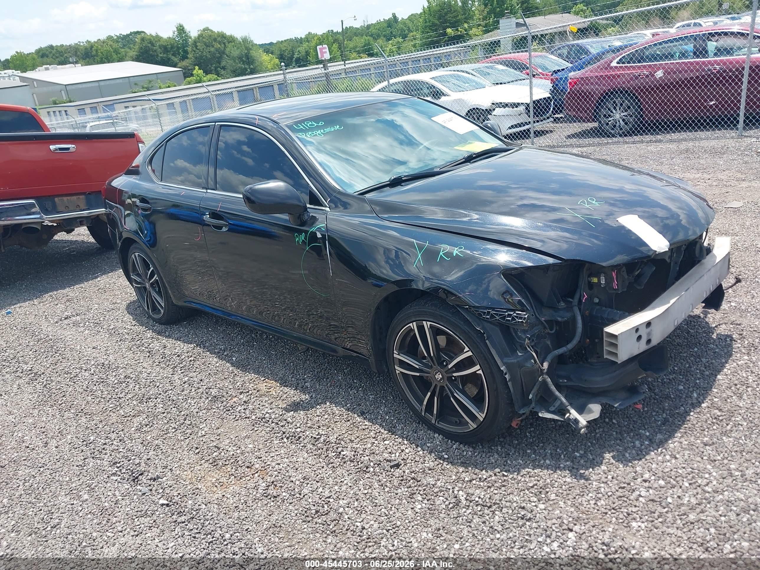 2006 Lexus Is 250 Black vin: JTHCK262162006820