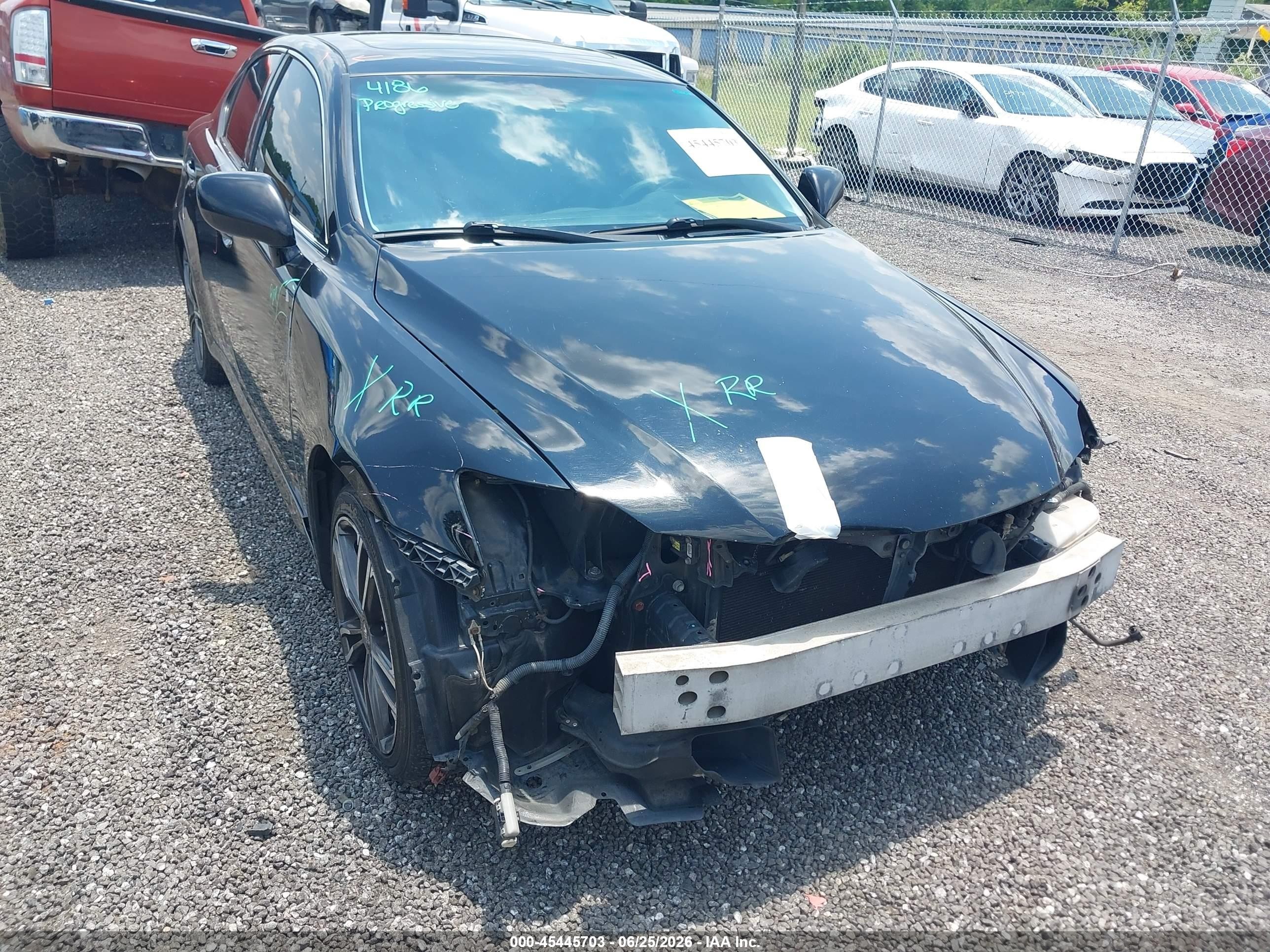2006 Lexus Is 250   Black vin: JTHCK262162006820
