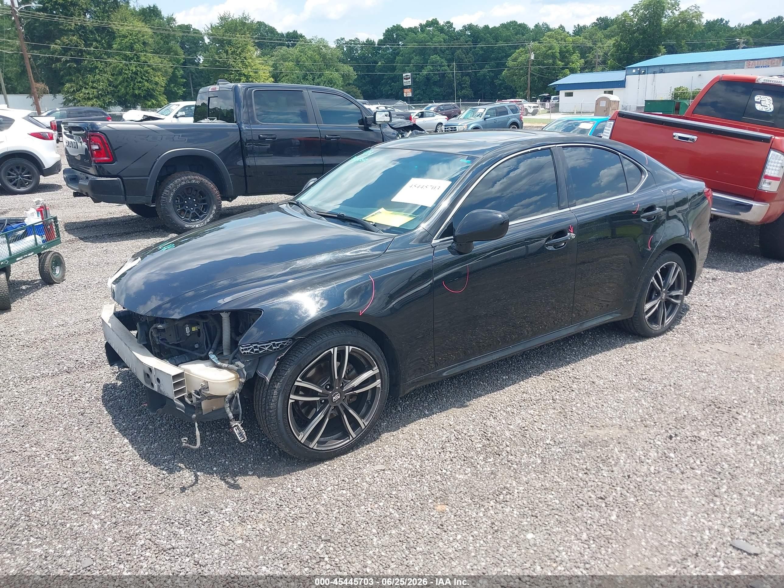 2006 Lexus Is 250   Black vin: JTHCK262162006820