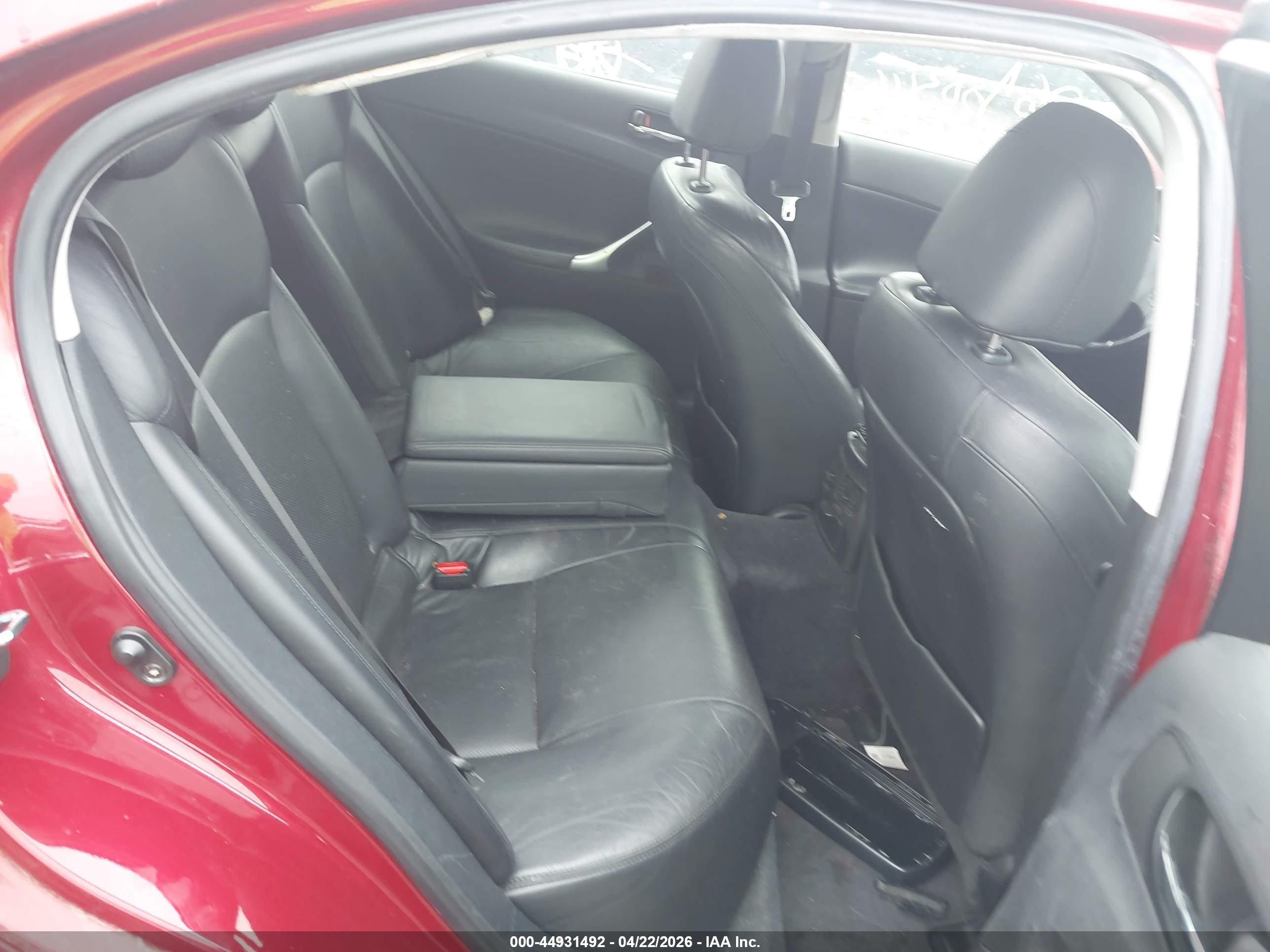2006 Lexus Is 250   Red vin: JTHCK262162007529