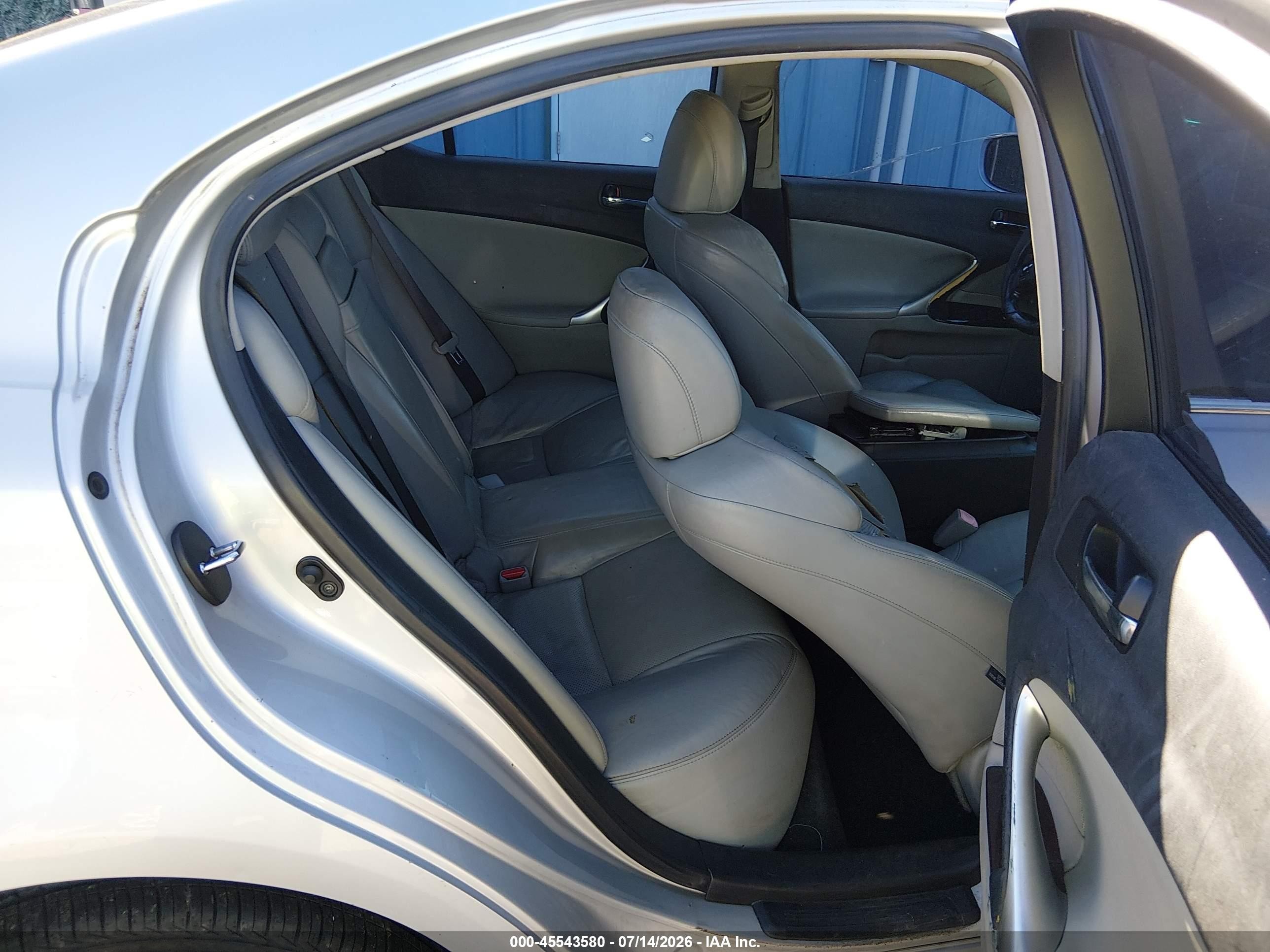 2006 Lexus Is 250   Gray vin: JTHCK262162008437