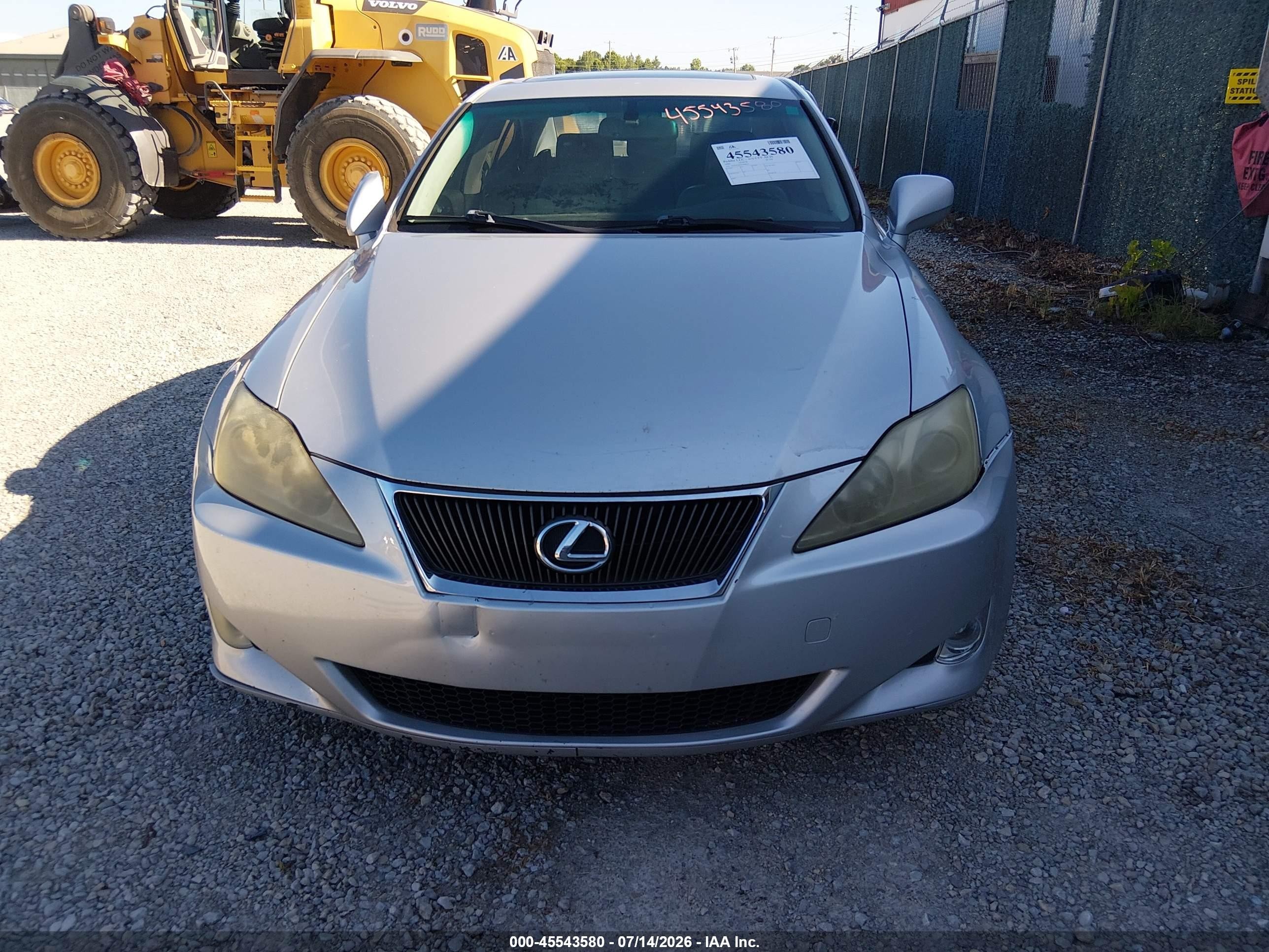 2006 Lexus Is 250   Gray vin: JTHCK262162008437