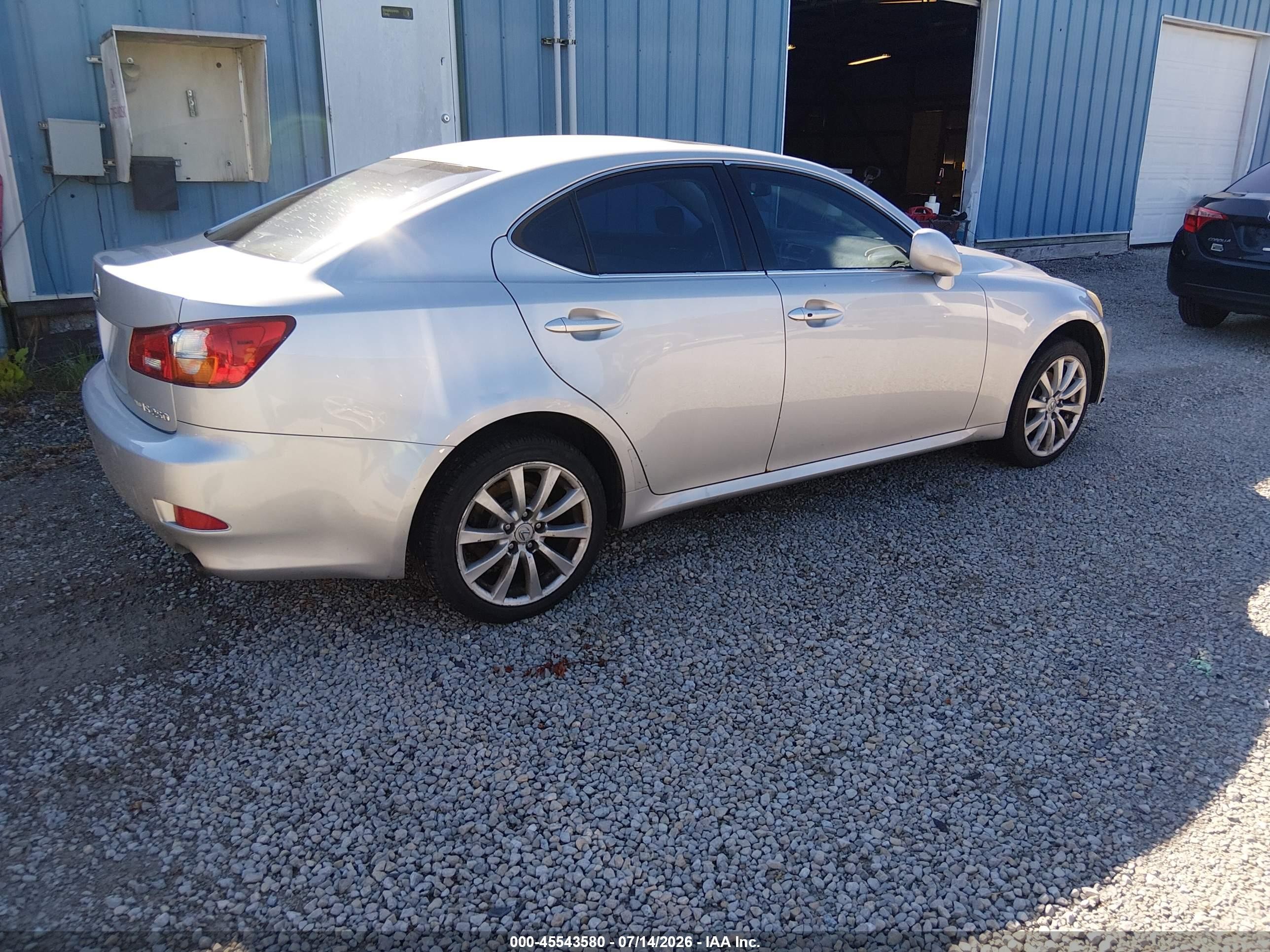 2006 Lexus Is 250   Gray vin: JTHCK262162008437