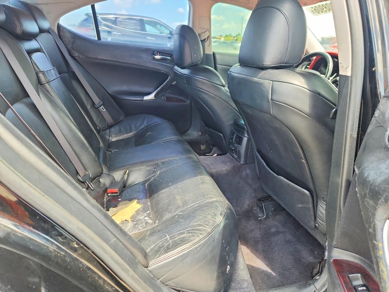 2006 Lexus Is 250 Black vin: JTHCK262165003446