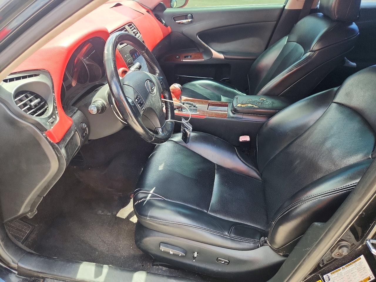 2006 Lexus Is 250 Black vin: JTHCK262165003446