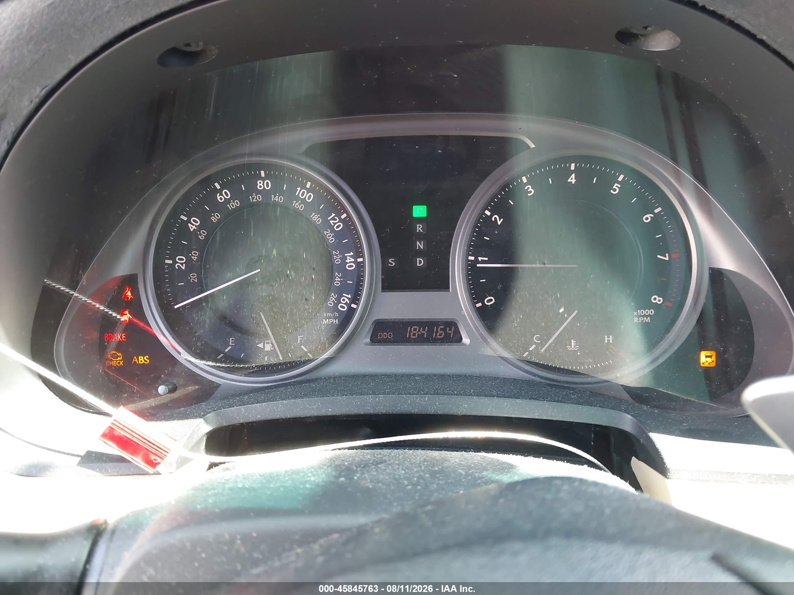 2007 Lexus Is 250   Красный vin: JTHCK262175009006