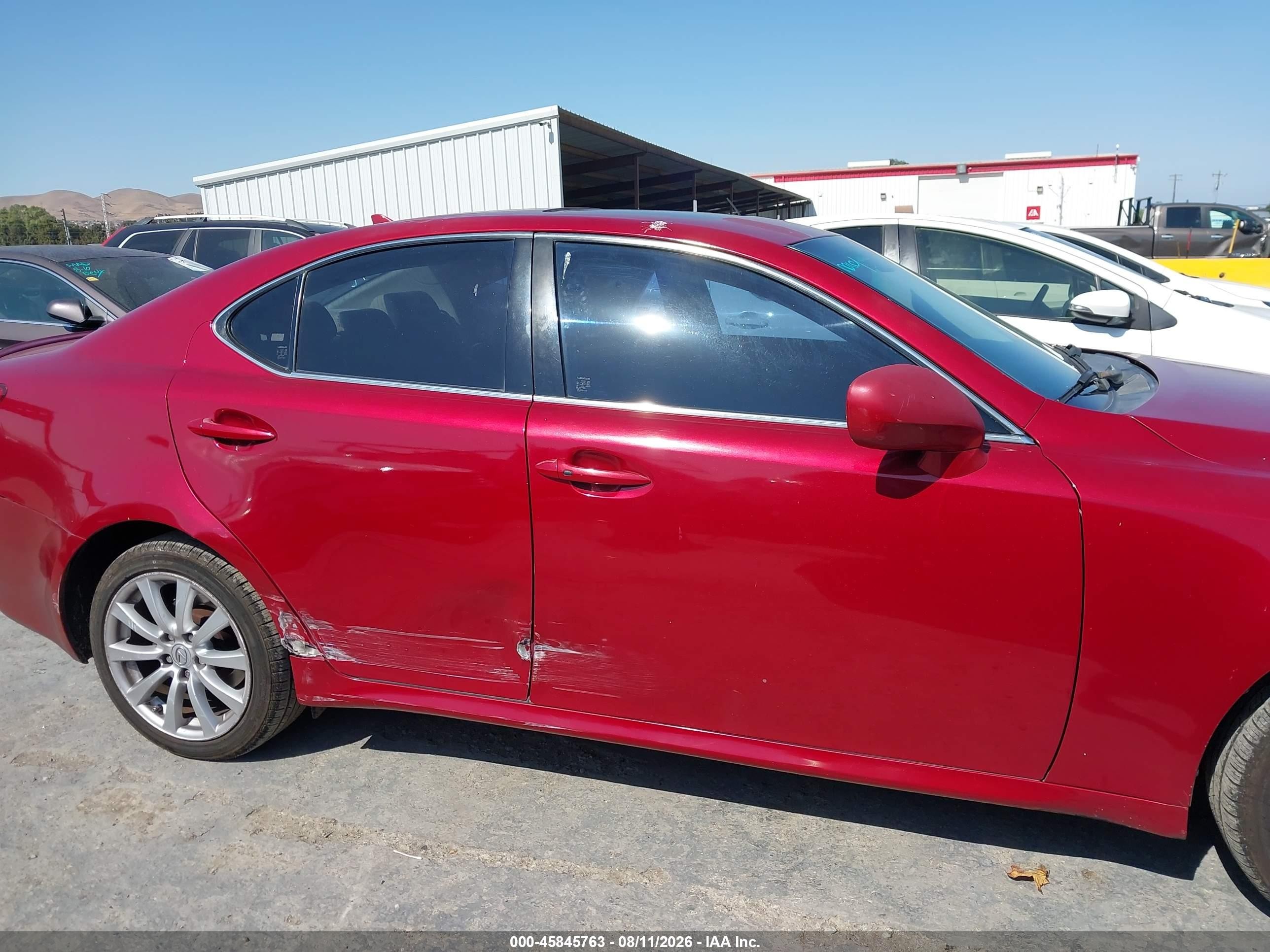 2007 Lexus Is 250   Красный vin: JTHCK262175009006
