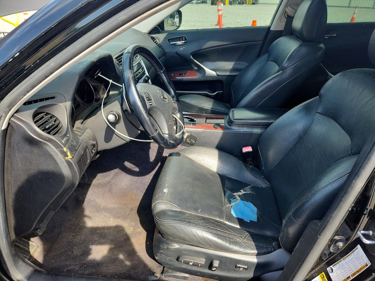 2007 Lexus Is 250 Black vin: JTHCK262175012875