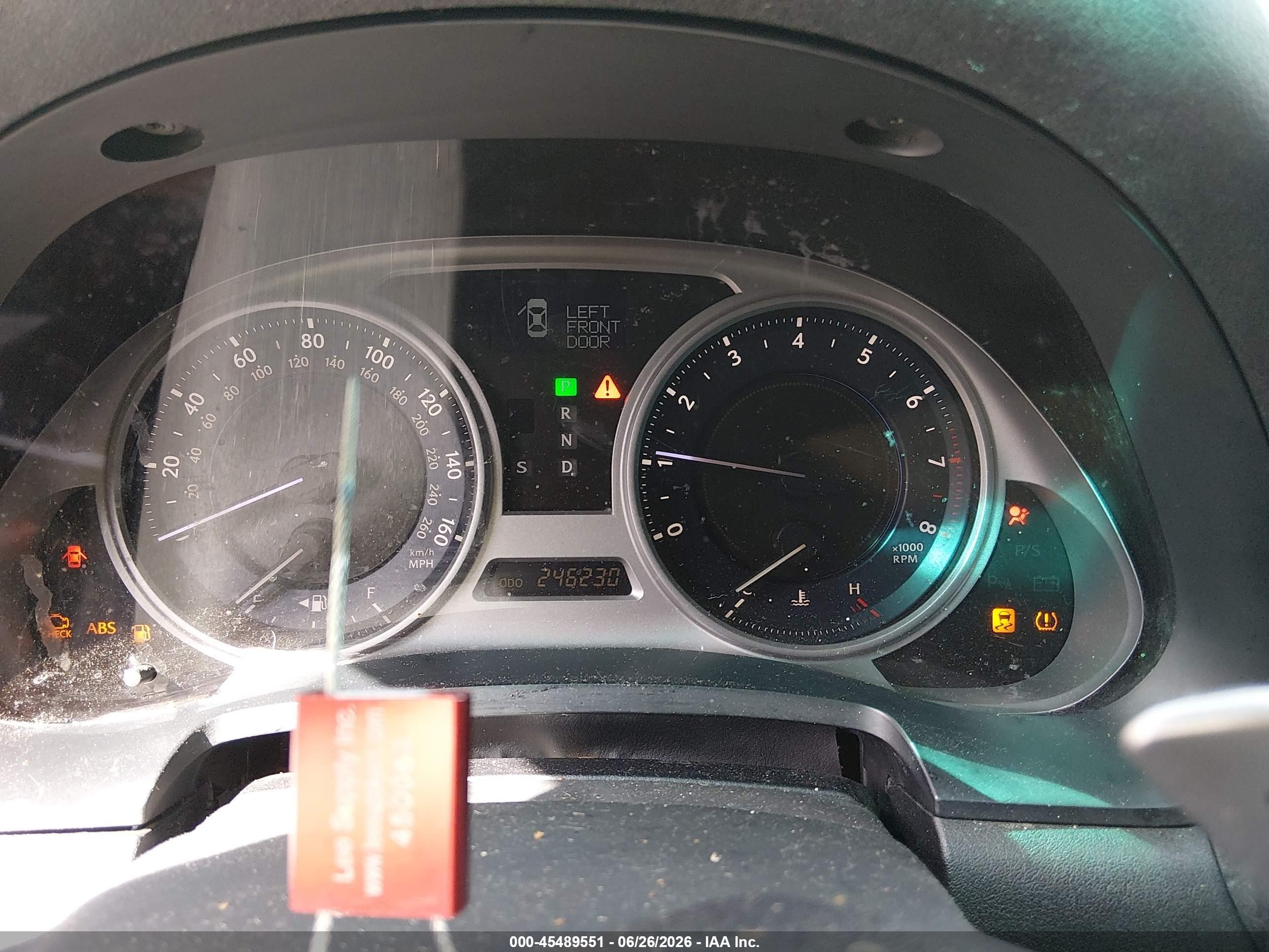 2008 Lexus Is 250   Black vin: JTHCK262182023345