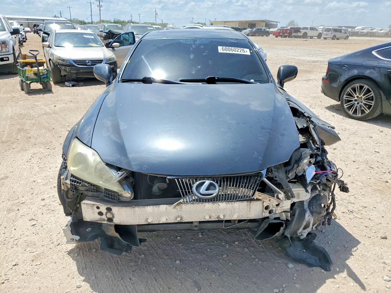 2008 Lexus Is 250 Gray vin: JTHCK262182024057