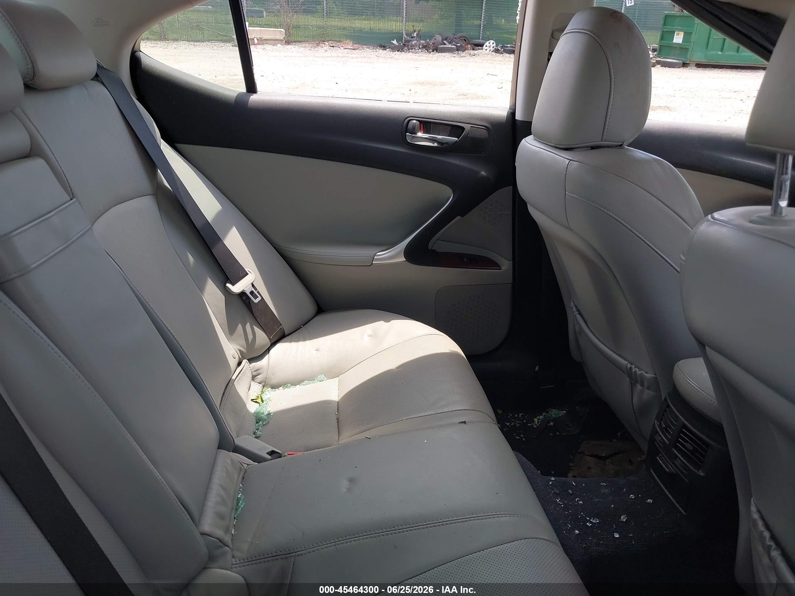 2008 Lexus Is 250   Black vin: JTHCK262185020041