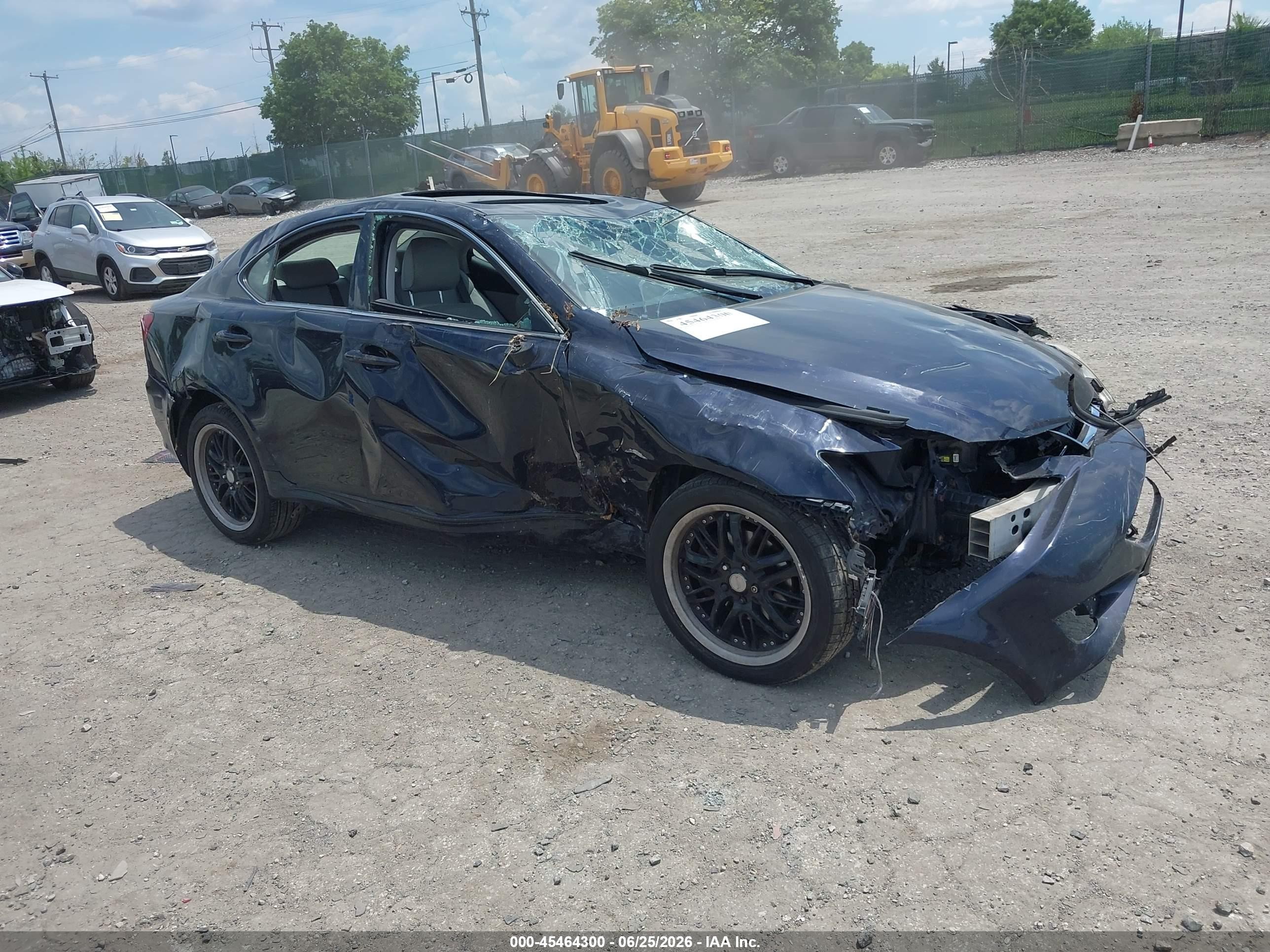 2008 Lexus Is 250   Black vin: JTHCK262185020041