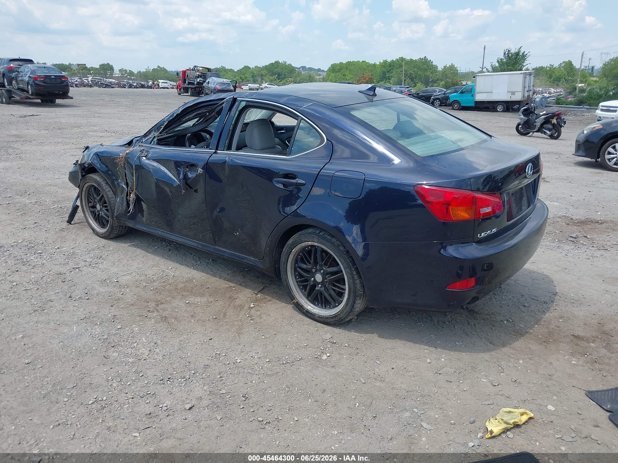 2008 Lexus Is 250   Black vin: JTHCK262185020041