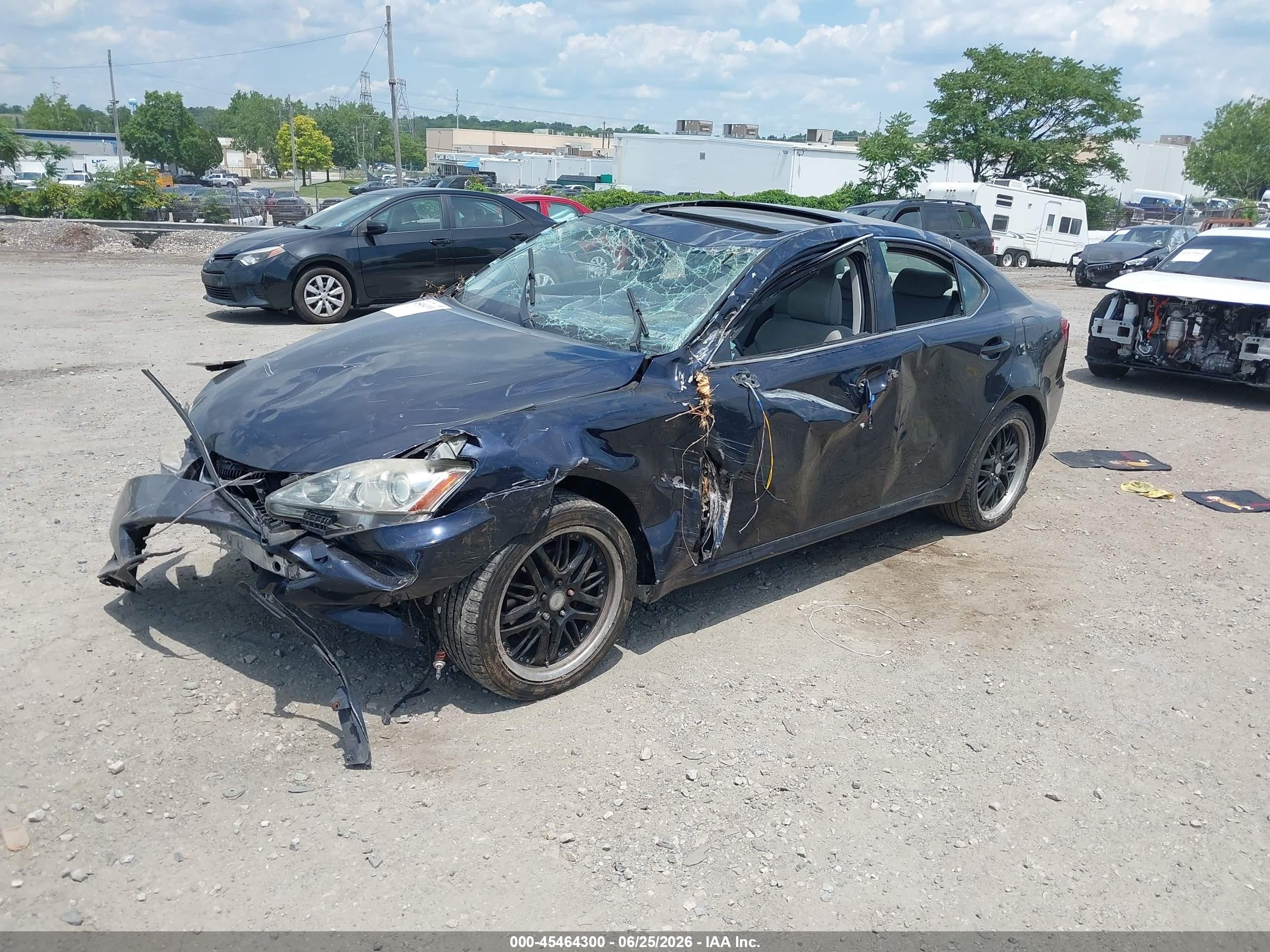 2008 Lexus Is 250   Black vin: JTHCK262185020041