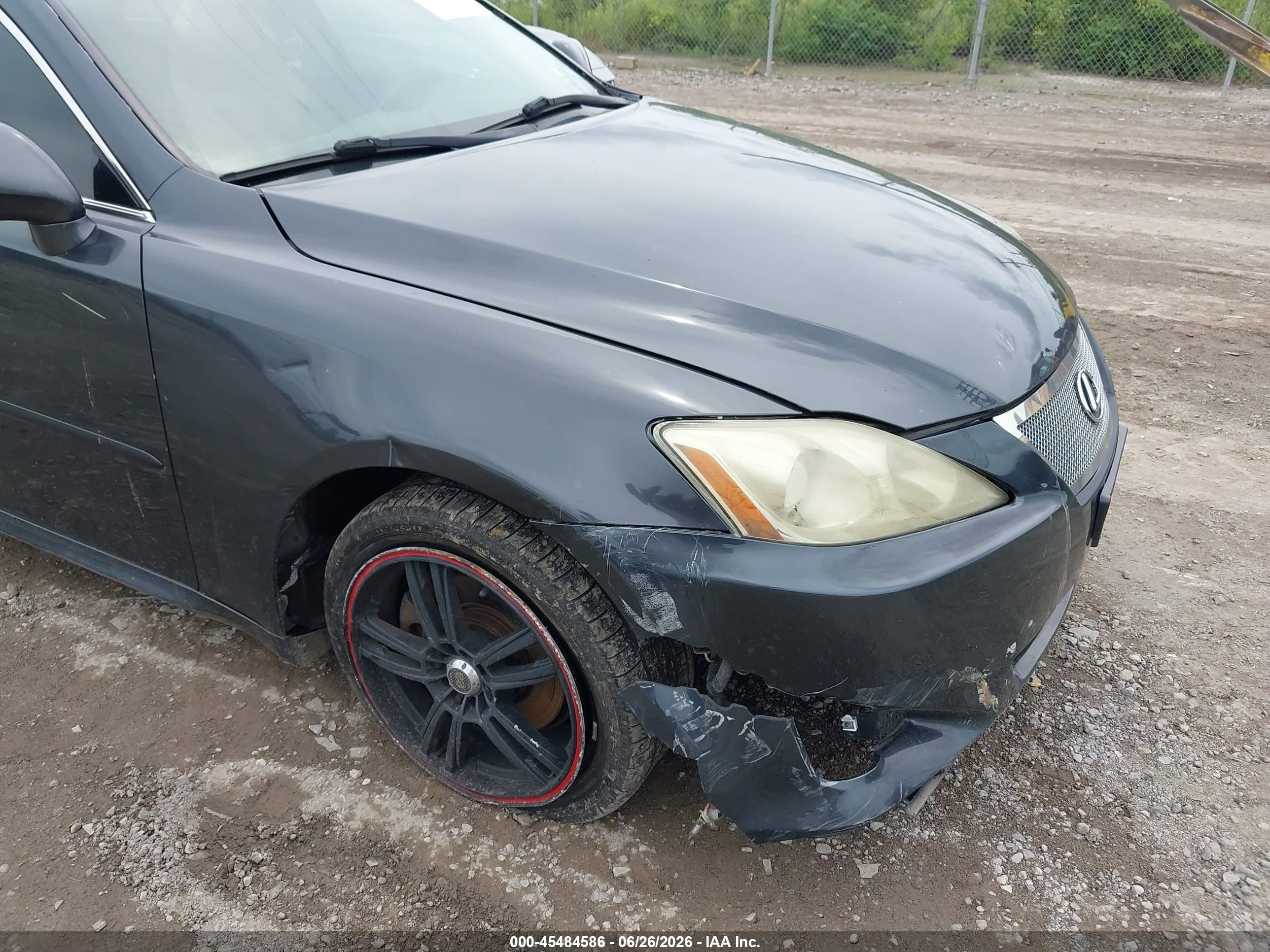 2008 Lexus Is 250   Gray vin: JTHCK262185022405