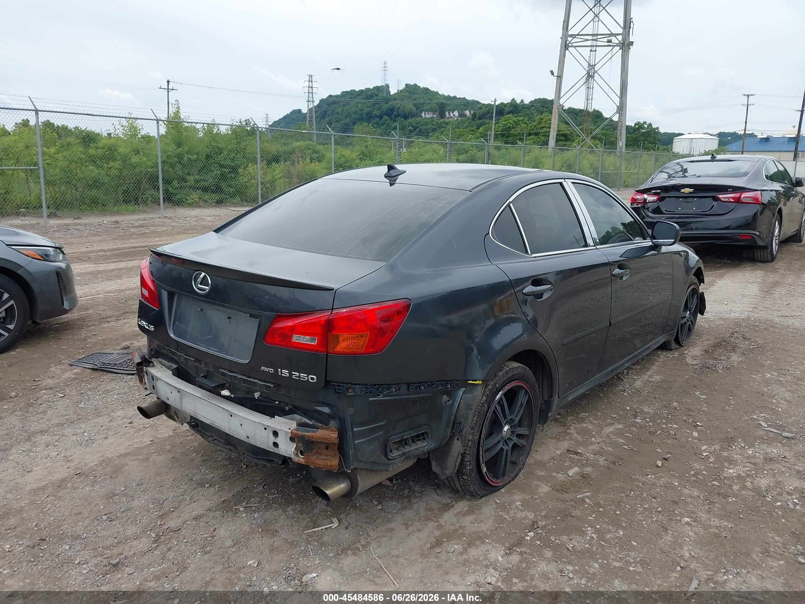 2008 Lexus Is 250   Gray vin: JTHCK262185022405