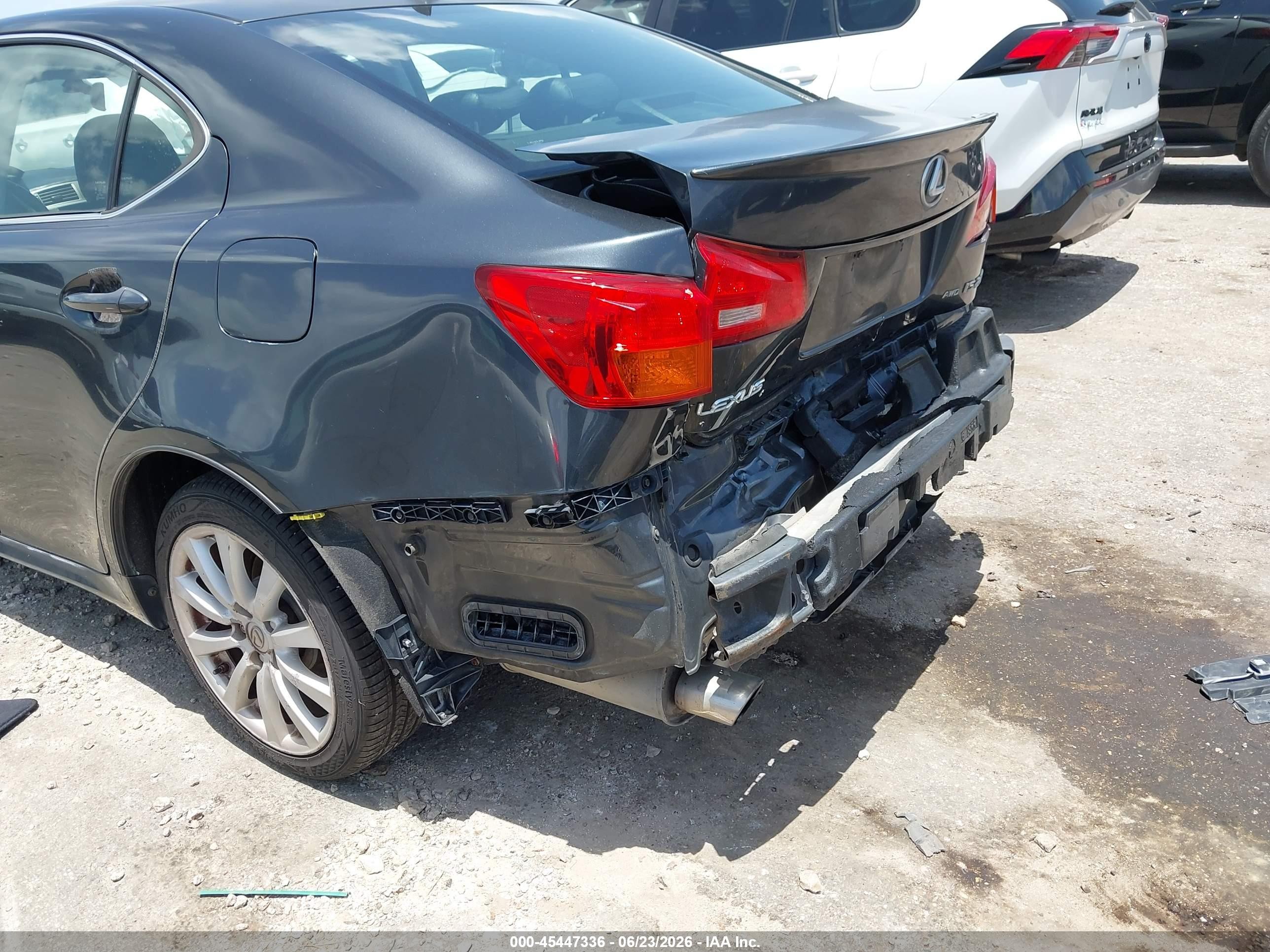 2008 Lexus Is 250   Серый vin: JTHCK262185027362