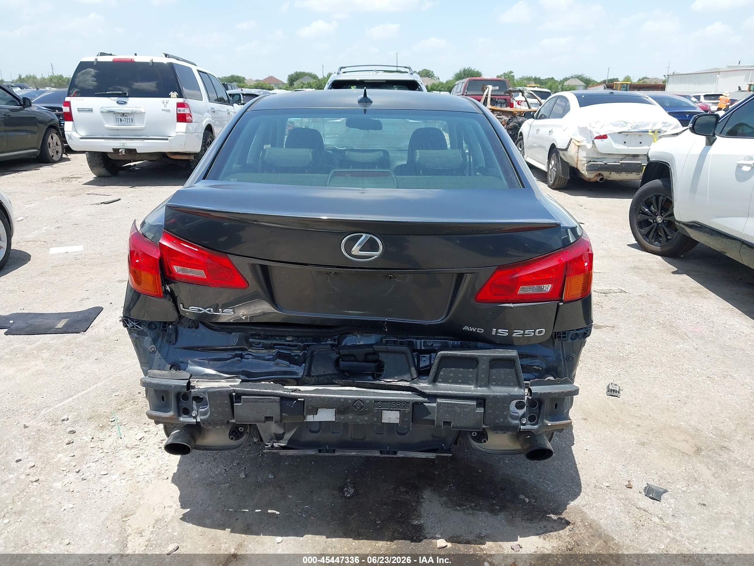 2008 Lexus Is 250   Серый vin: JTHCK262185027362