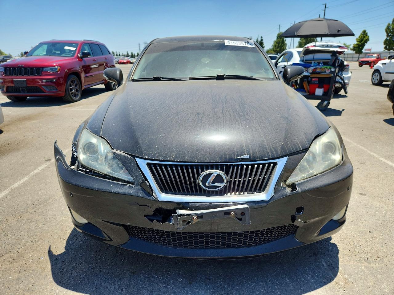 2009 Lexus Is 250 Black vin: JTHCK262192029440