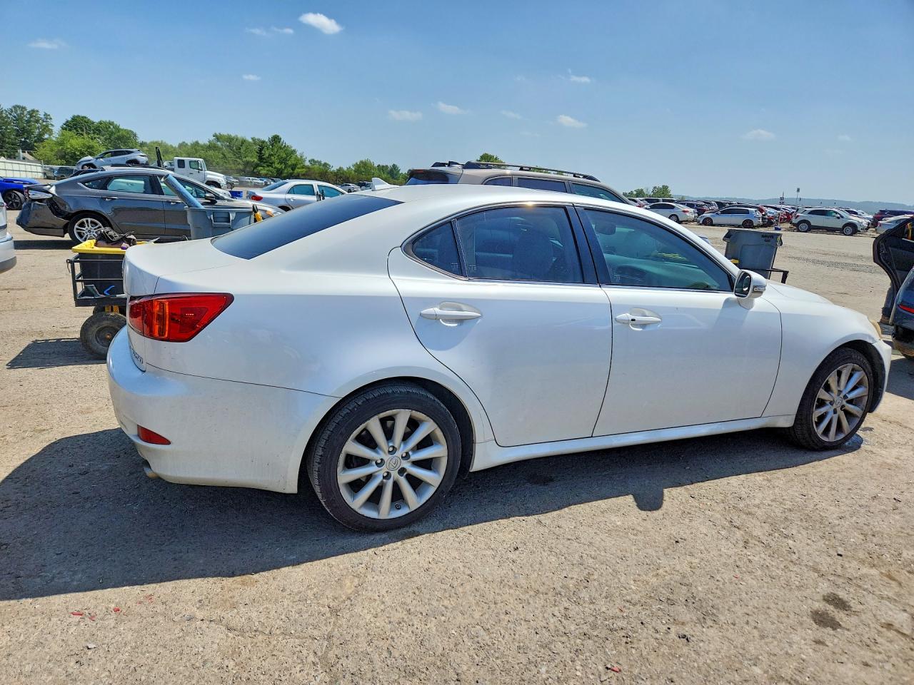 2009 Lexus Is 250 White vin: JTHCK262192031799