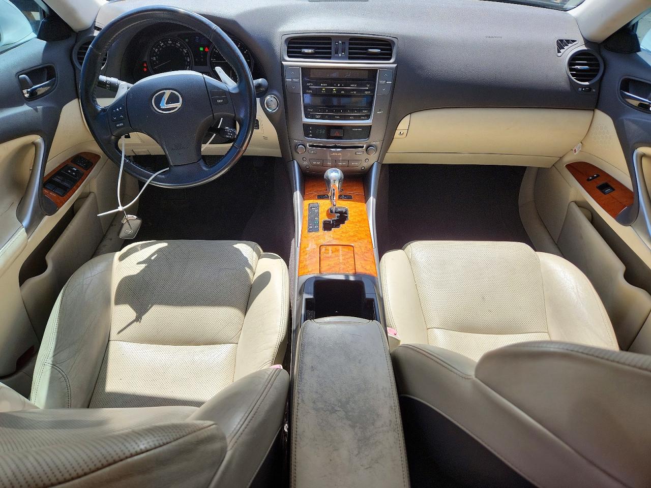 2009 Lexus Is 250 White vin: JTHCK262192031799